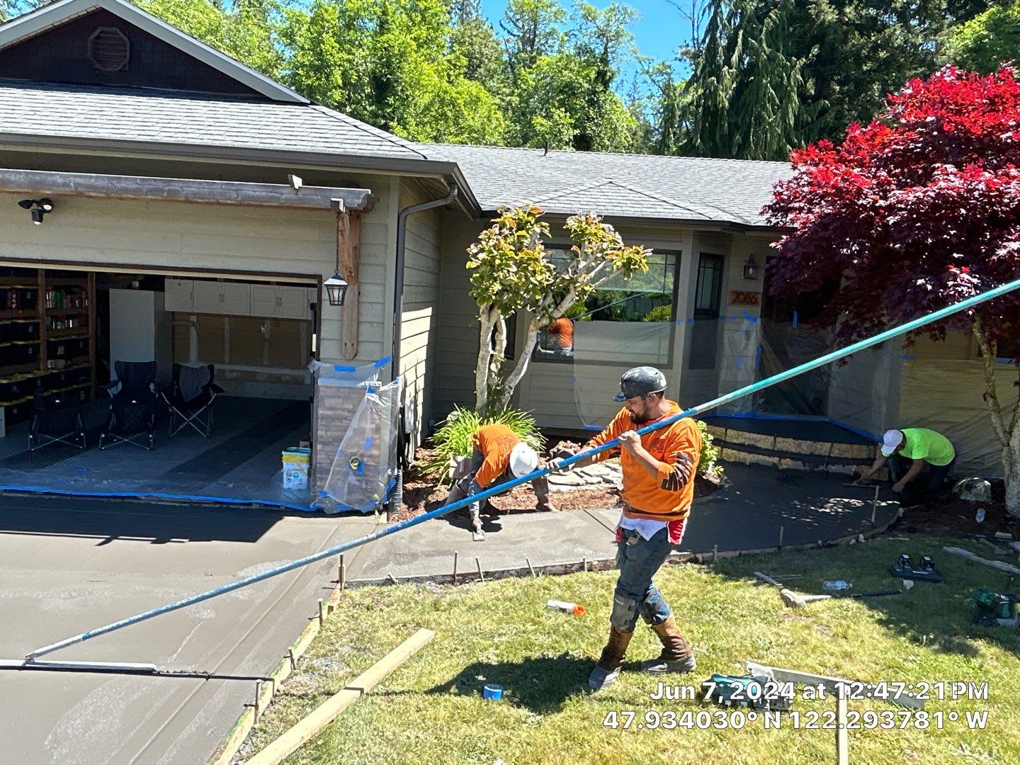 James | Concrete Driveway, Walkway & Stairs/Porch and & Planting by Jireh Asphalt & Concrete Inc 