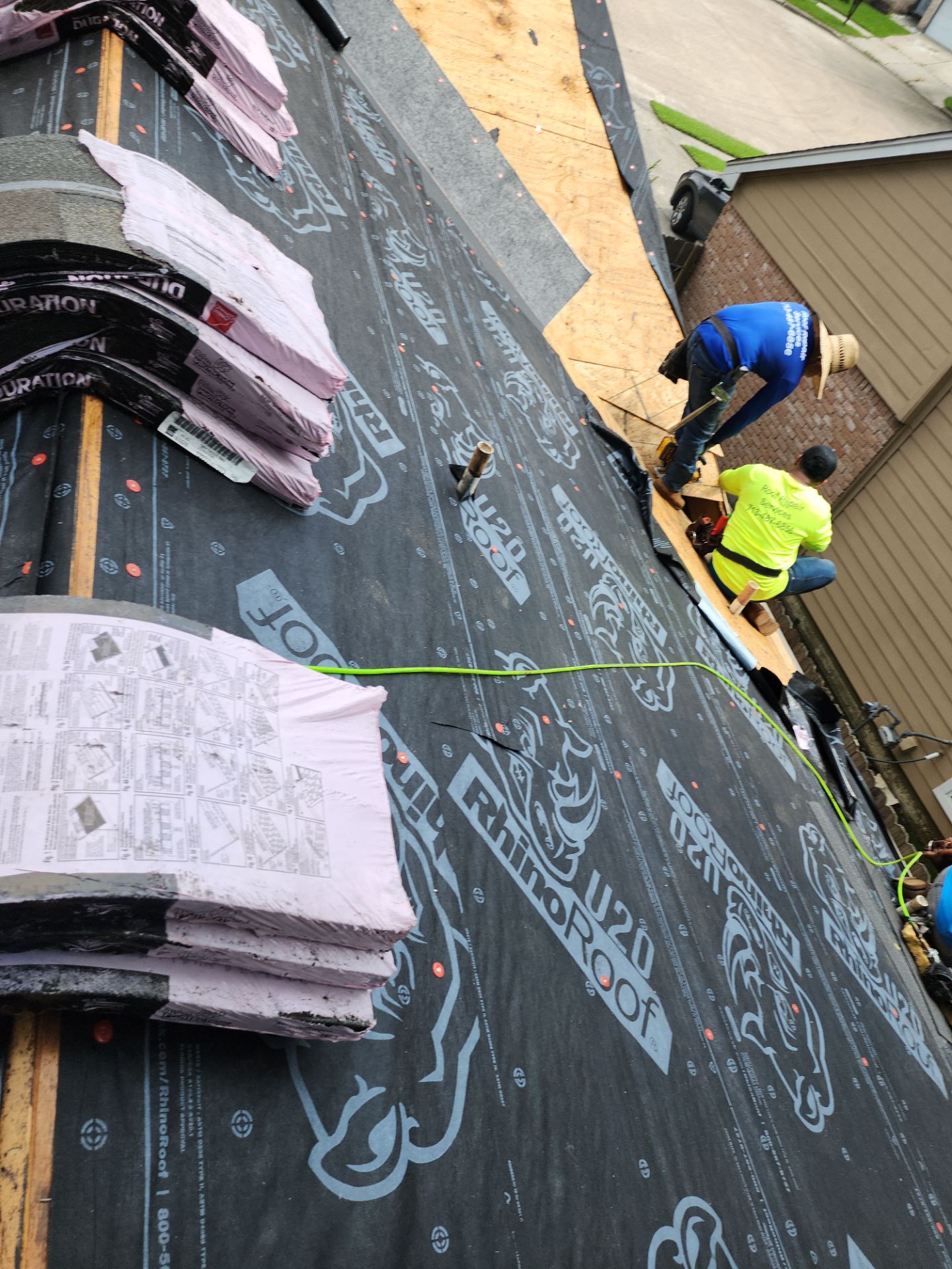 Residential Roofing Repair using Owen's Corning Duration (Lifetime) Shingles by Roof Repair Company