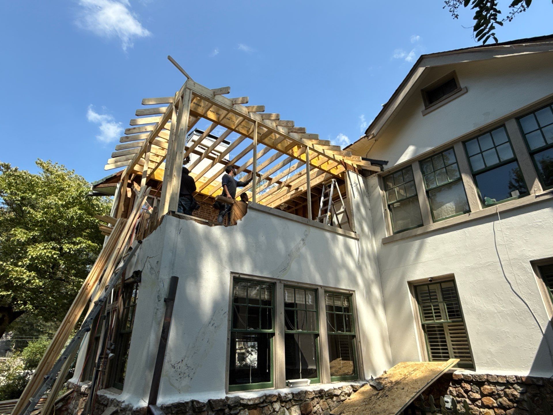 Memphis Home Restoration and Copper Gutter Installation Following Tree Damage by Revival Roofing Services
