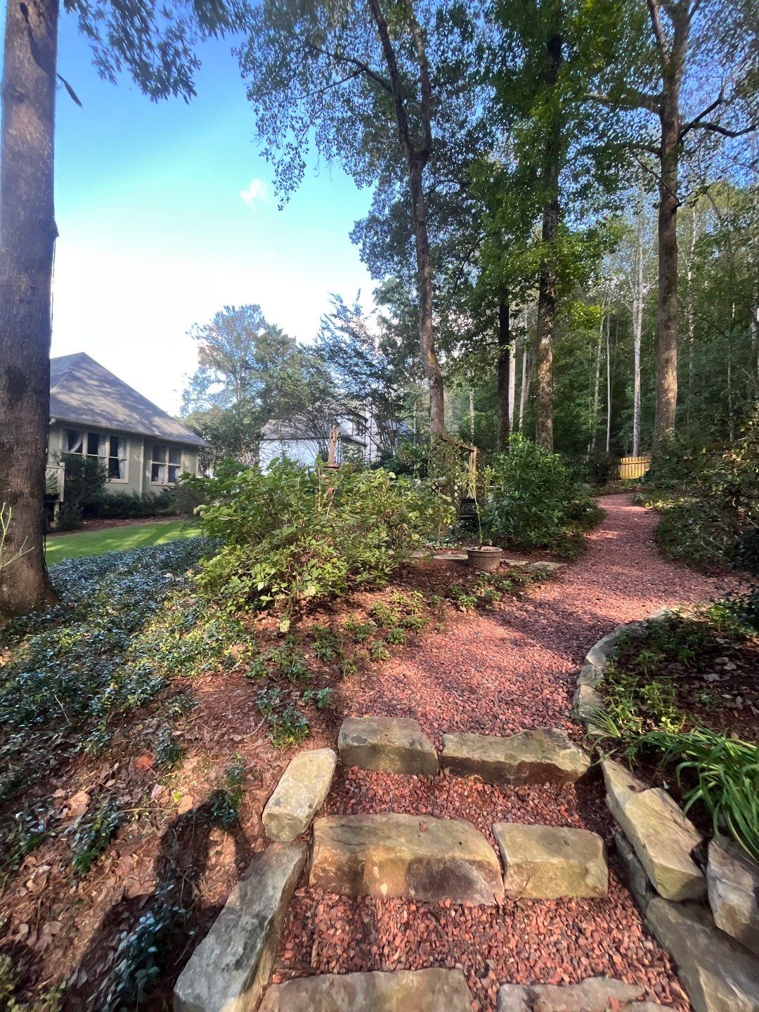 Custom Landscape Transformation and Hardscape Installation in Birmingham by NATURE ONE - LANDSCAPE DESIGN