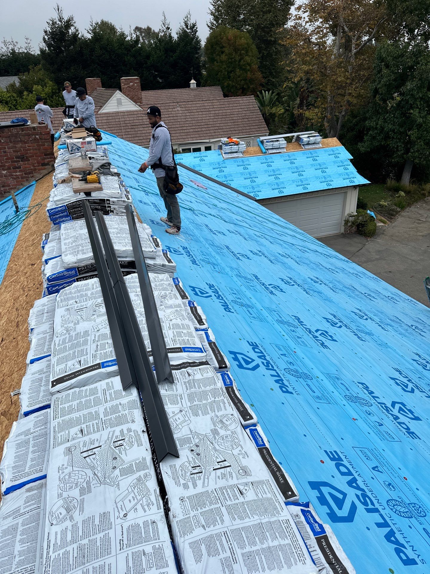 Residential Roofing Installation using Presidential Shingles by Hull Brothers Roofing