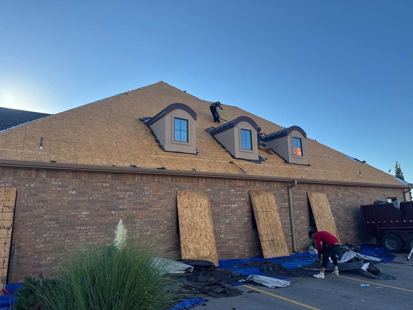 Bank Reroof by Castillo Roofing