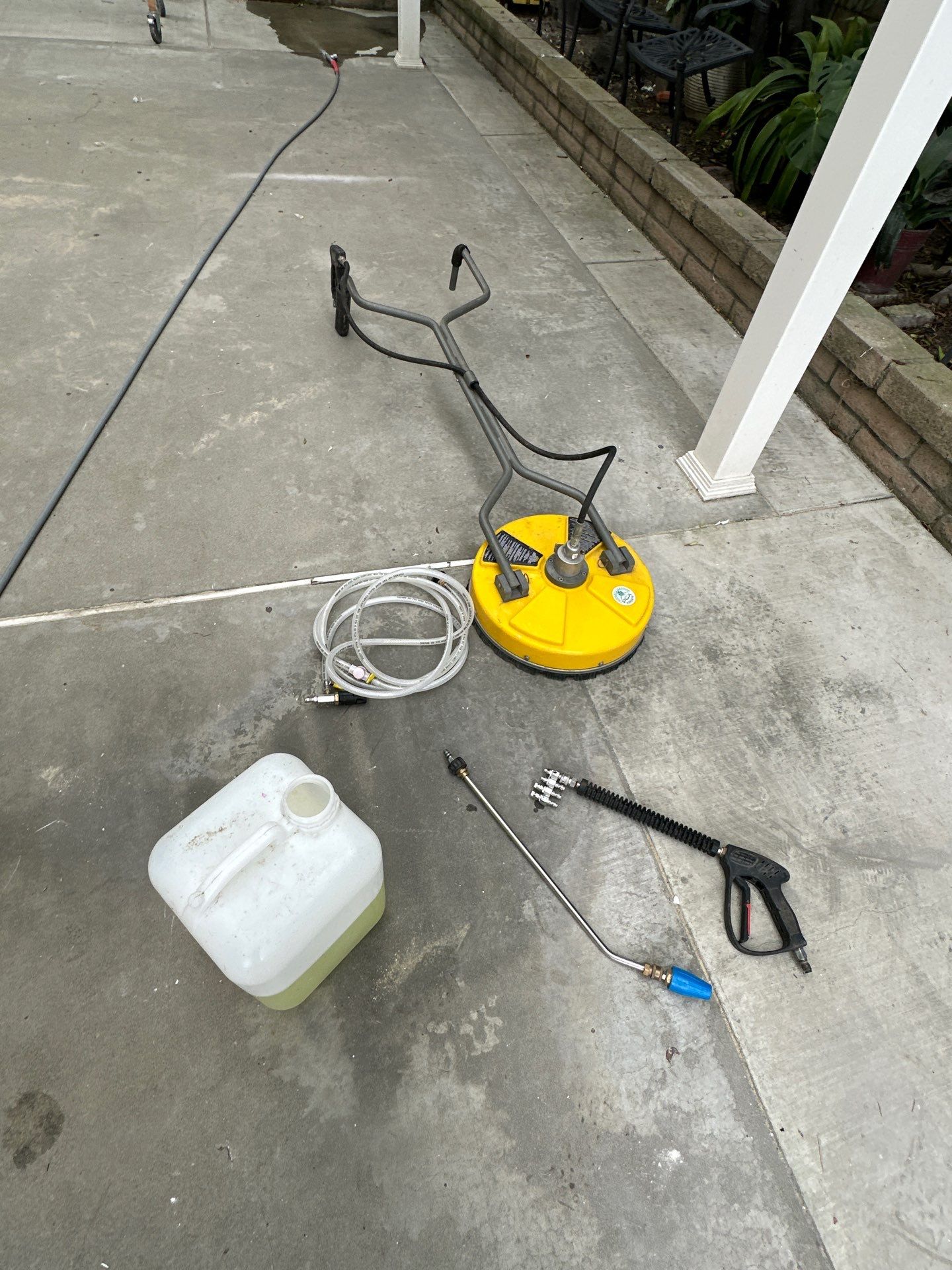 House Wash and concrete cleaning in Fountain Valley by Property Cleaning Experts, LLC