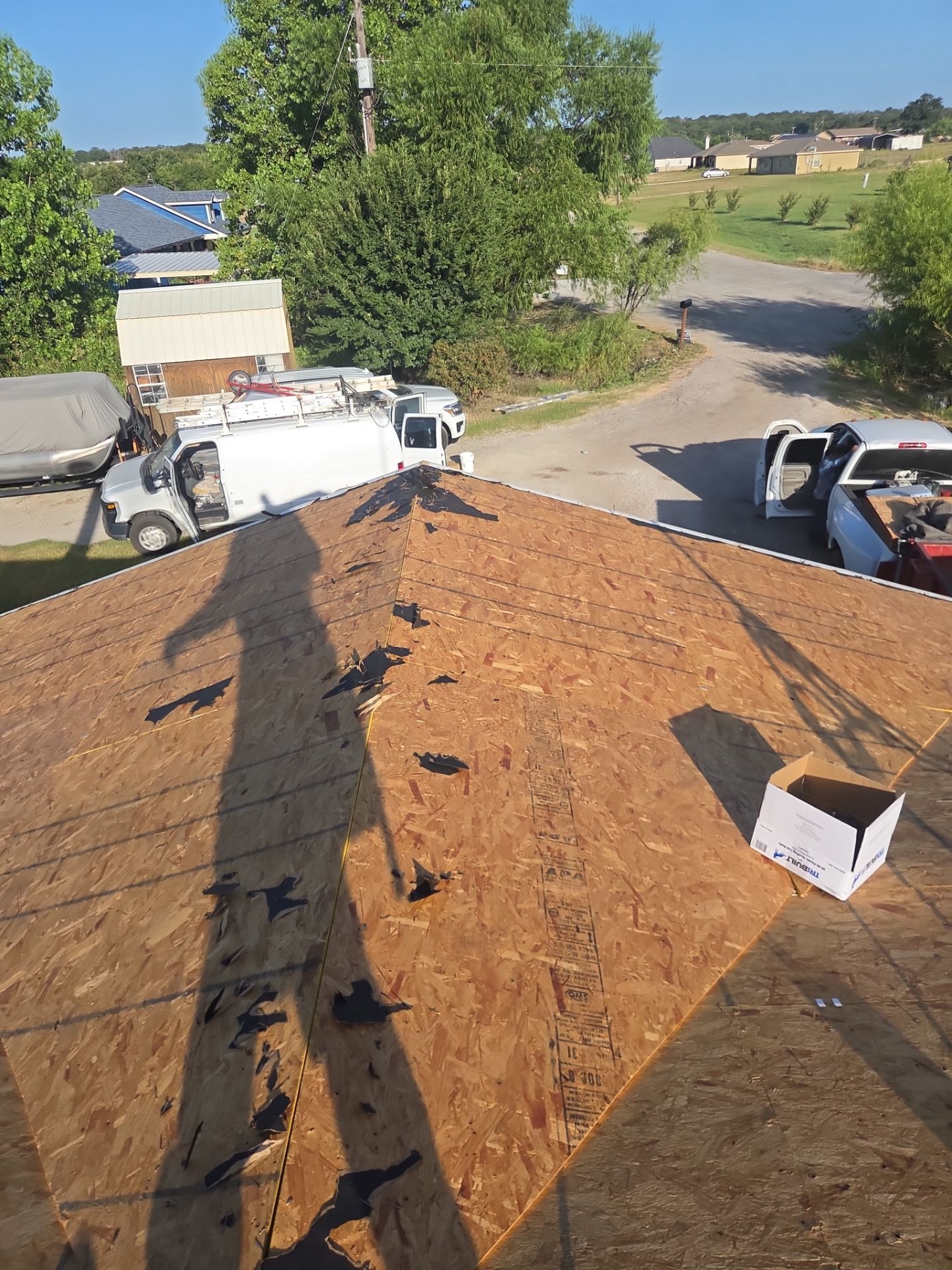 Project in Weatherford by Lonestar Roofing and Restoration LLC.