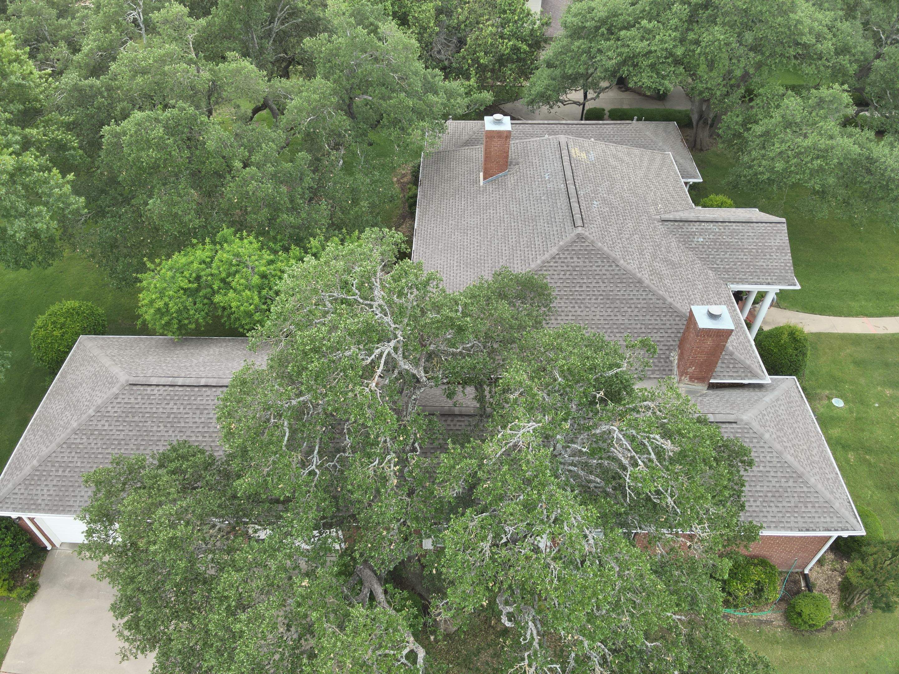 Residential Roof Replacement using GAF - HDZ - Weathered Wood by Action Exteriors