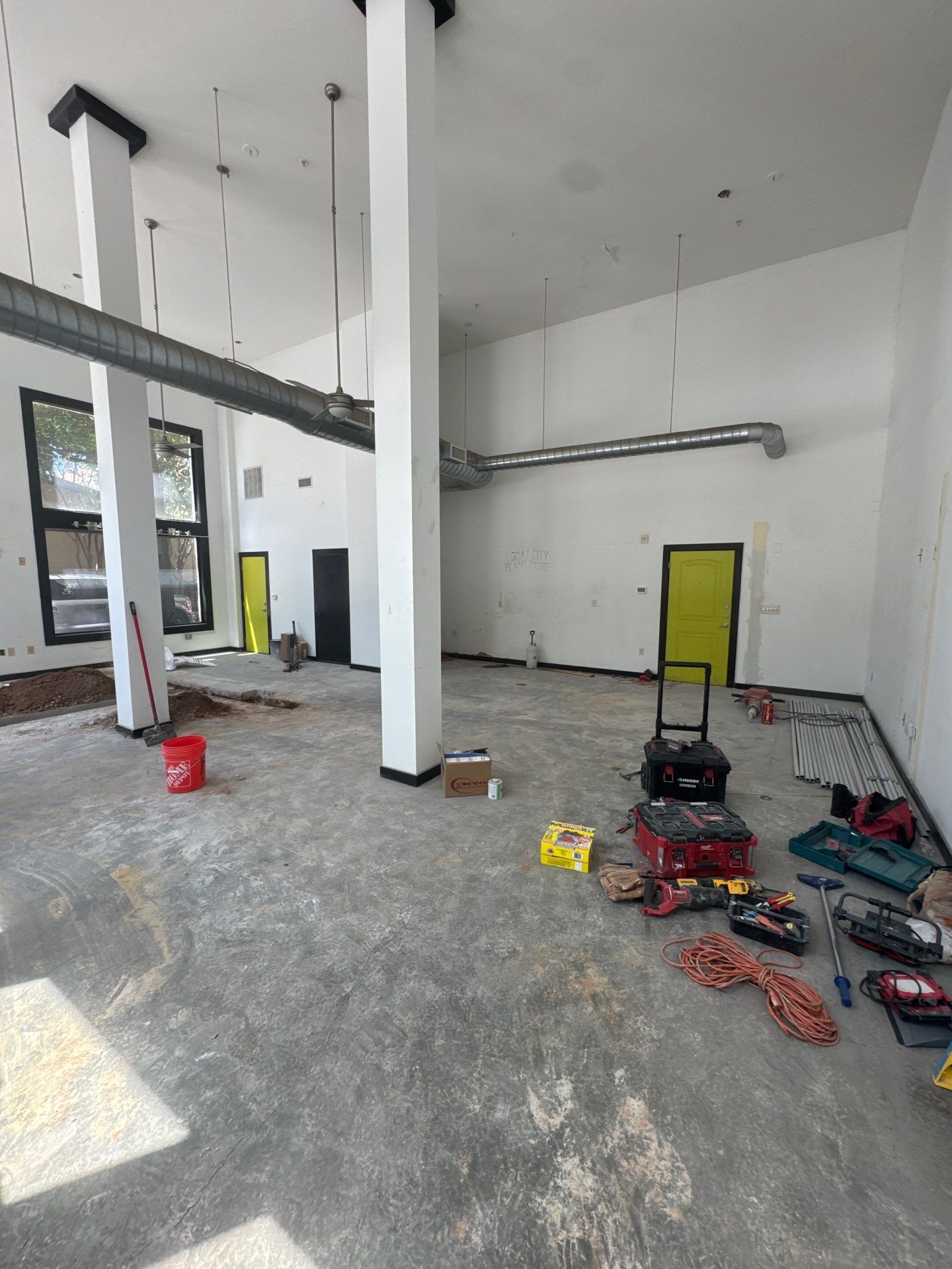 Commercial Retail Build Out for Verizon Mobile in Atlanta by Mark Allan Contracting
