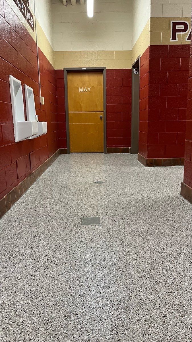 Commercial Floor Coating using Coyote by My Garage Floor Guys