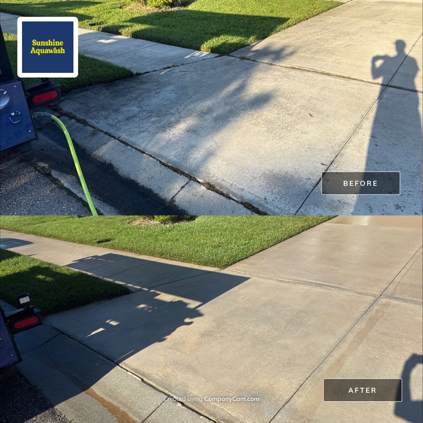 π‘ Safety and curb appeal go hand in hand! by Sunshine AquaWash
