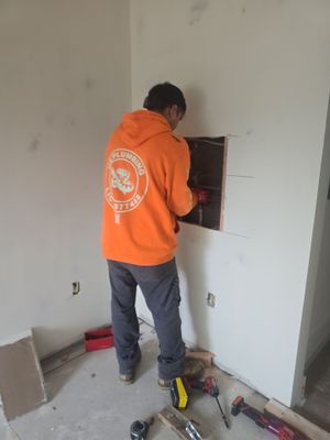 Shower piping Installation 