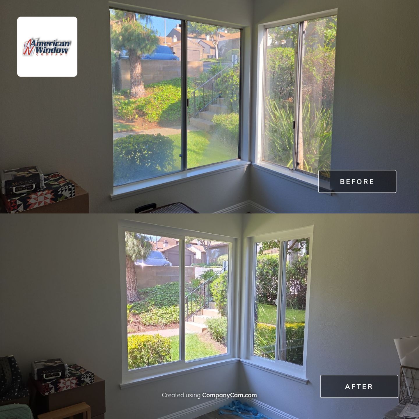 Window Installation using Milgard V250 Style Line by American Window Company
