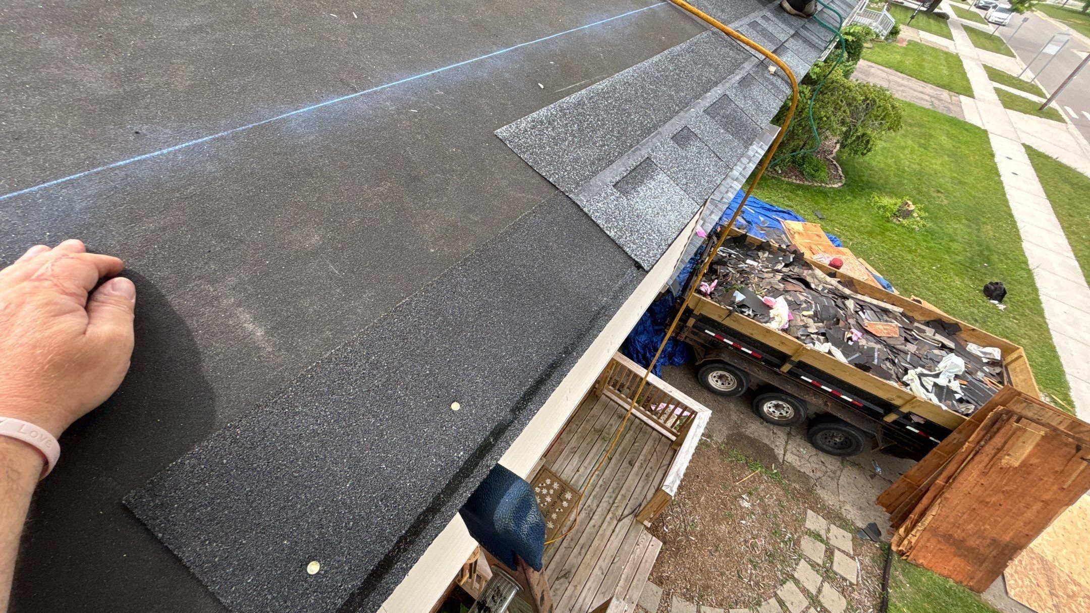 Roof Replacement using Owens Corning Slatestone Gray by 180 Contractors