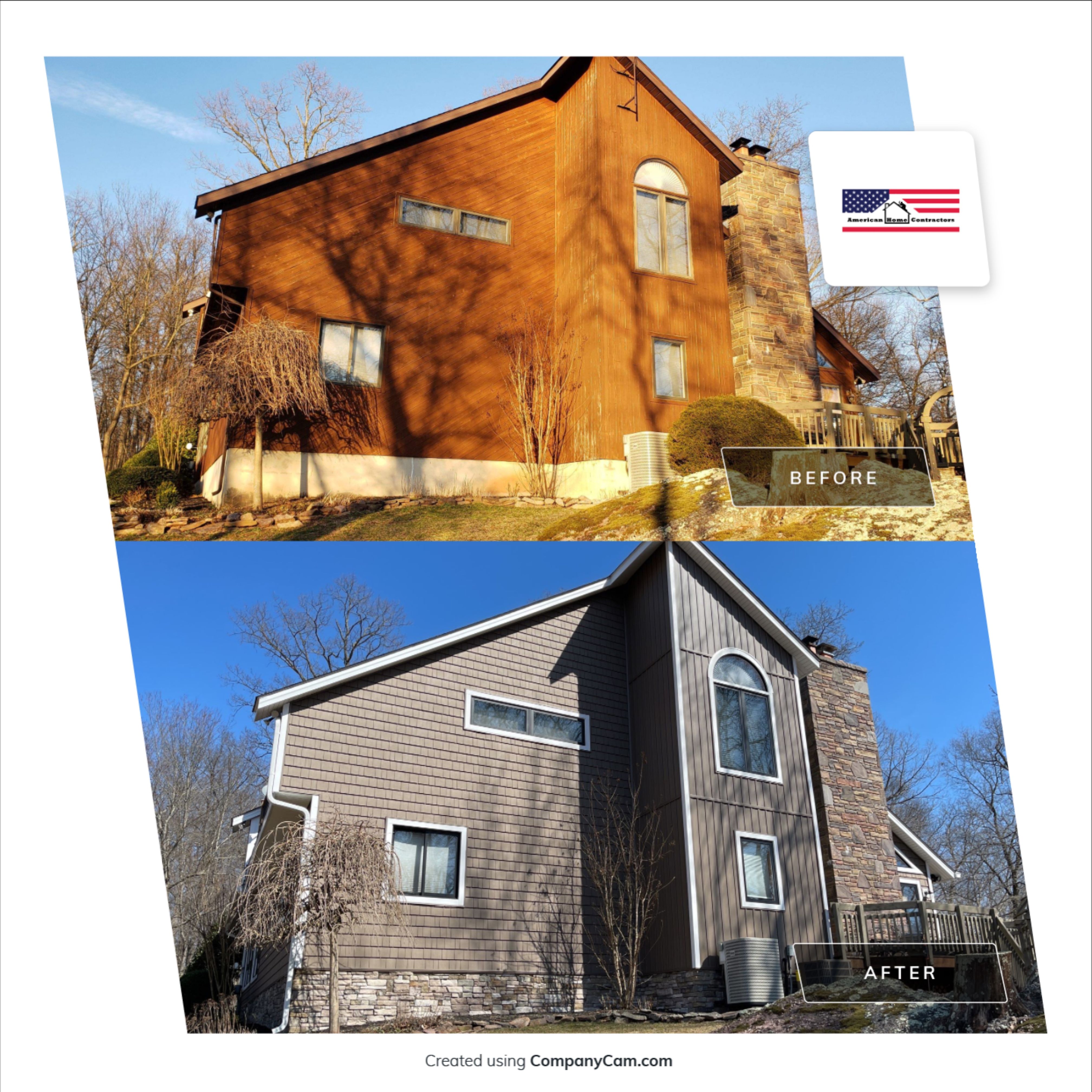 Roof, Siding, Soffit, Trim, and Gutter replacement by American Home Contractors