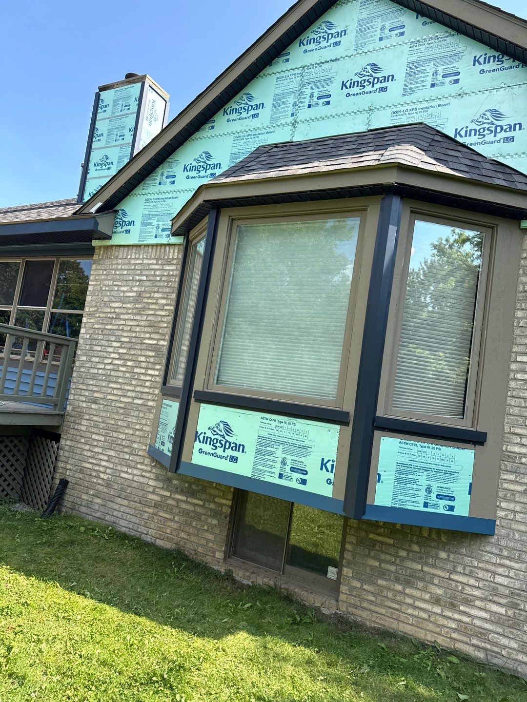 Siding Replacement using Alside Charter Oak D4.5" Laguna Blue by 180 Contractors