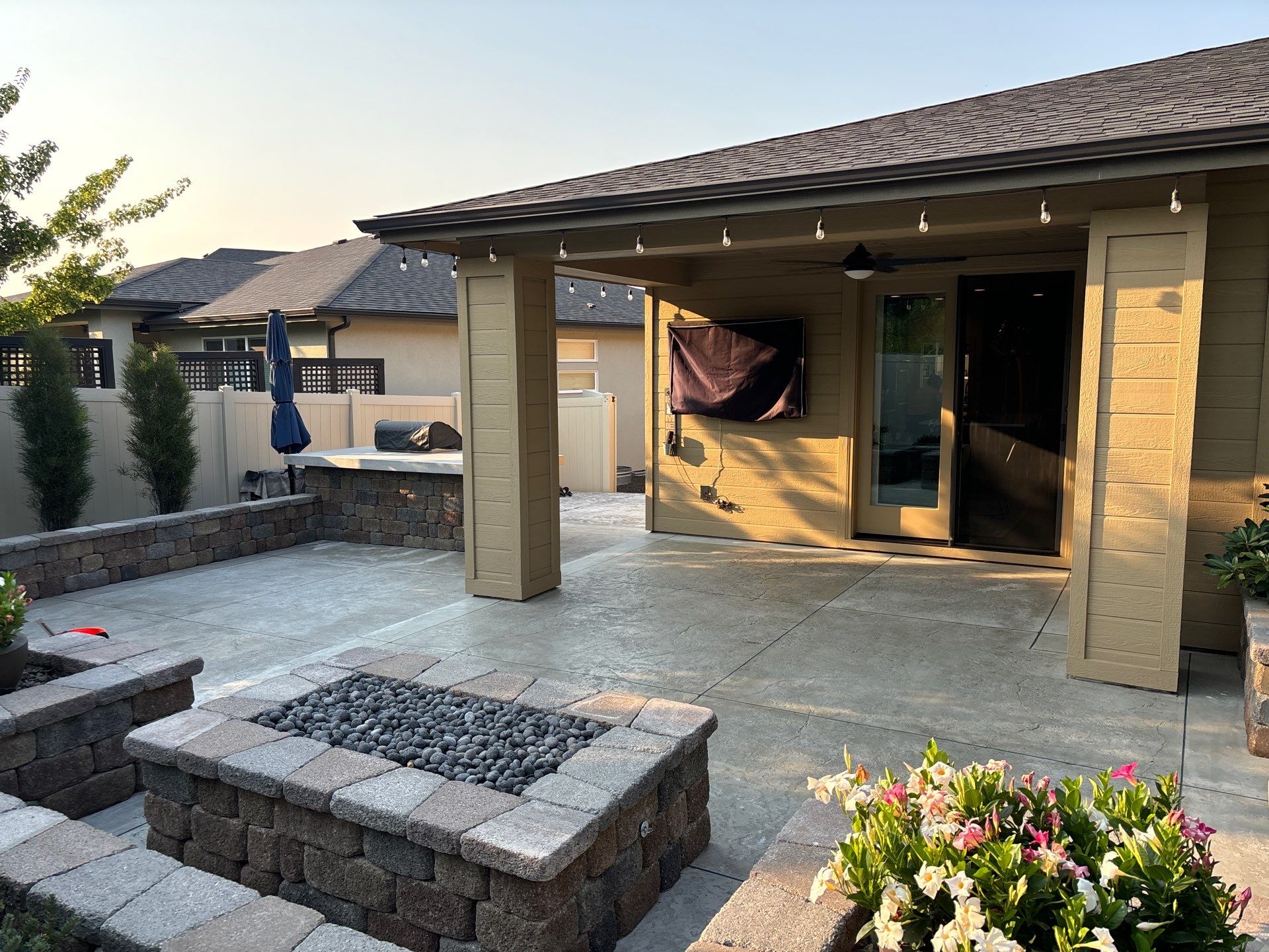Beautiful Patio Transformation for David by Mr. Mudd Concrete