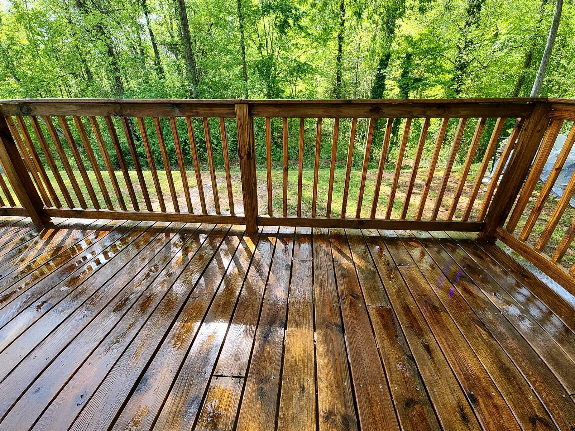 Weathered Deck using Wood Sealant by DuraSeal