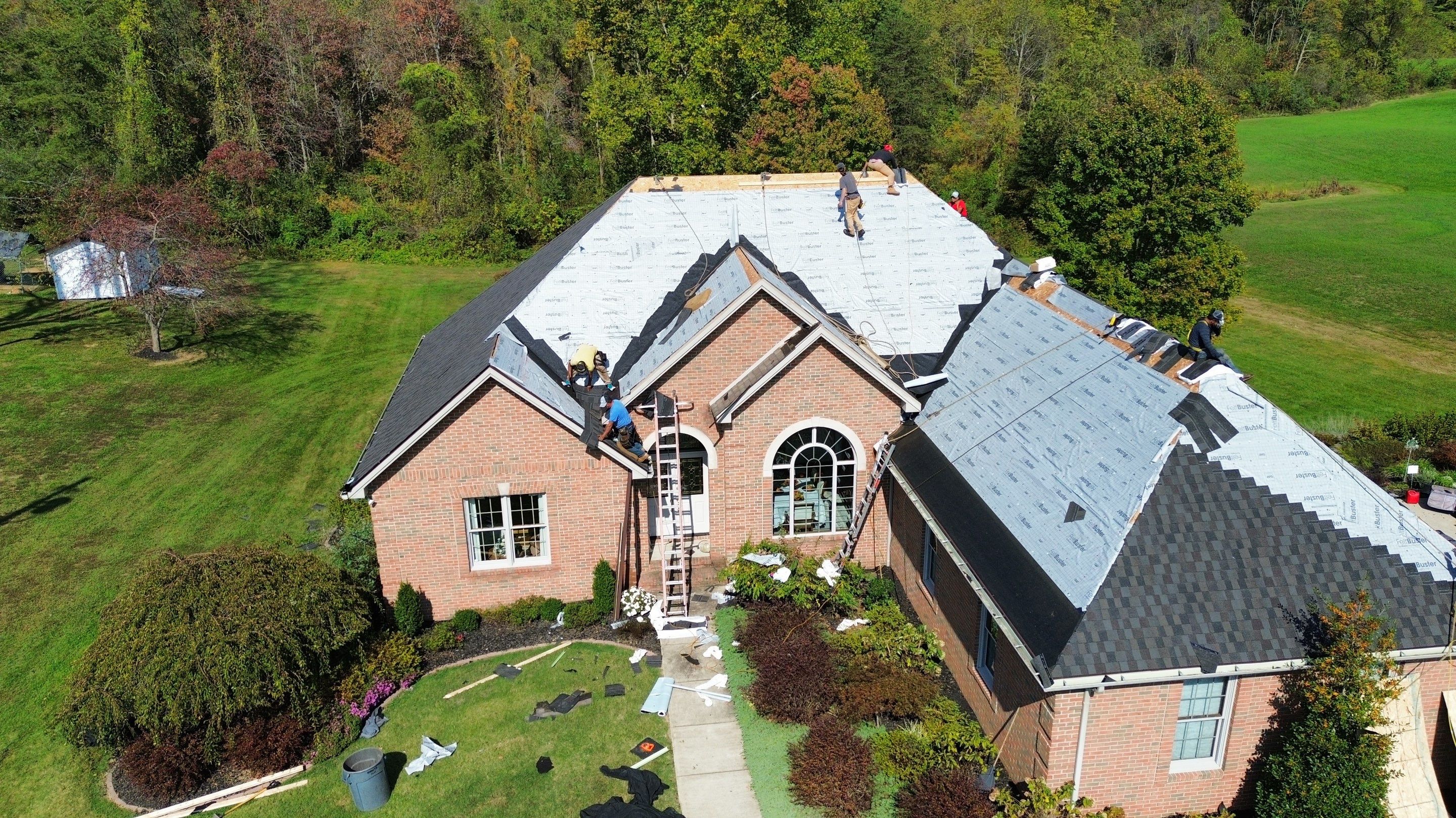 Residential Roofing Installation using Timberline HDZ Shingles - Appalachian Sky by RoofX 