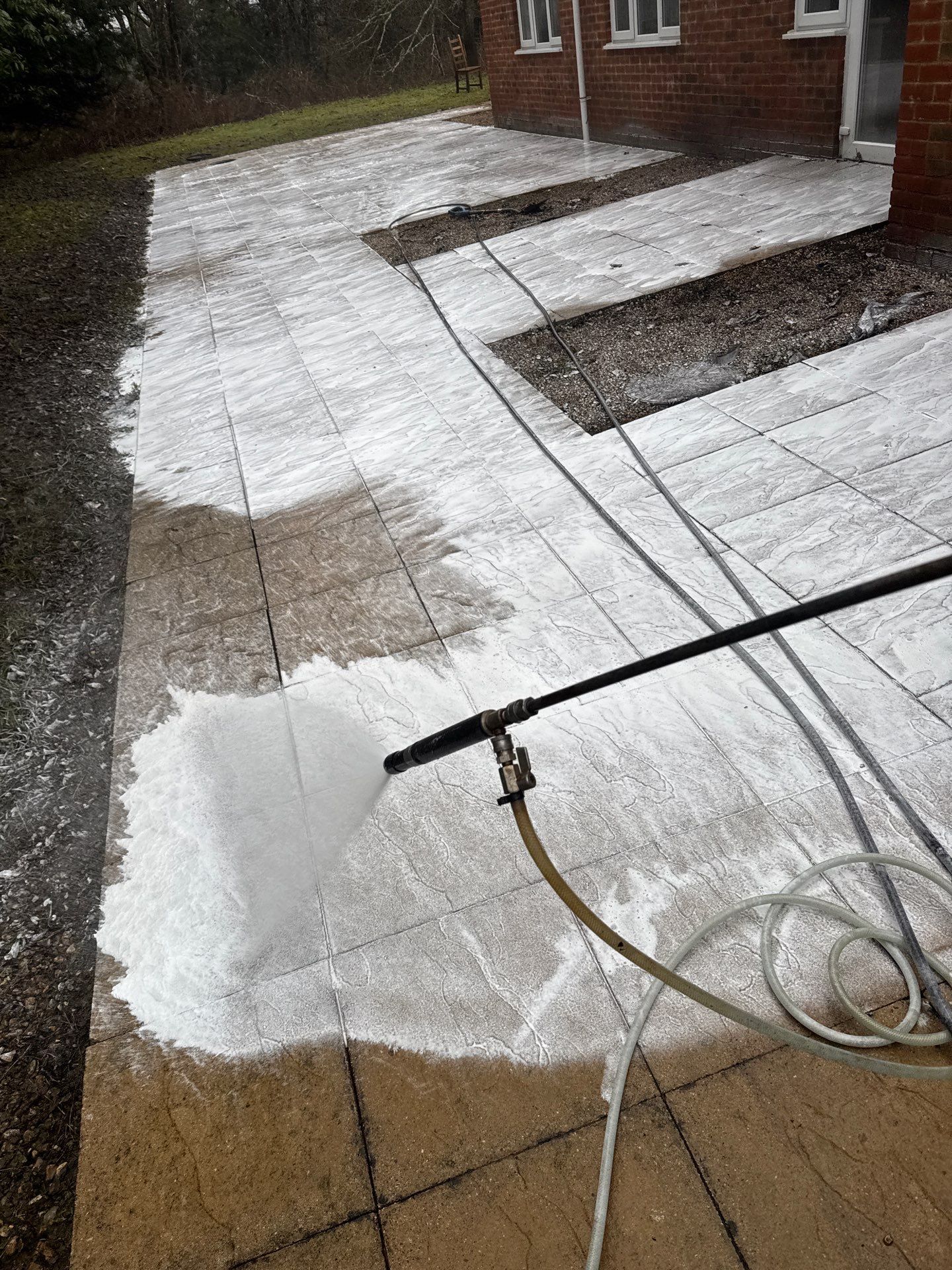 Care Home Roof and Walk Ways clean by Ges Exterior Cleaning ltd