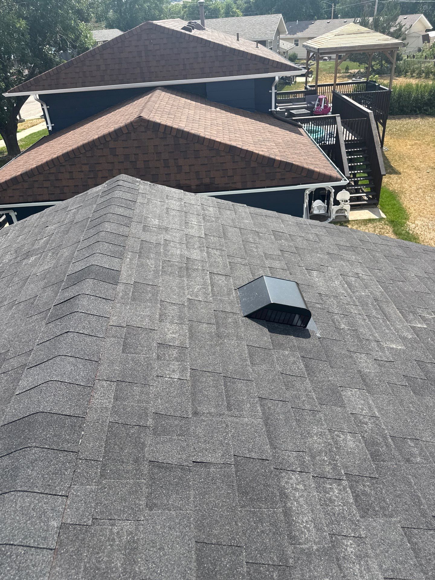 Full Architectural Shingle Roof Replacement and Gutter Installation in Rapid City by Weather-Tite Exteriors LLC