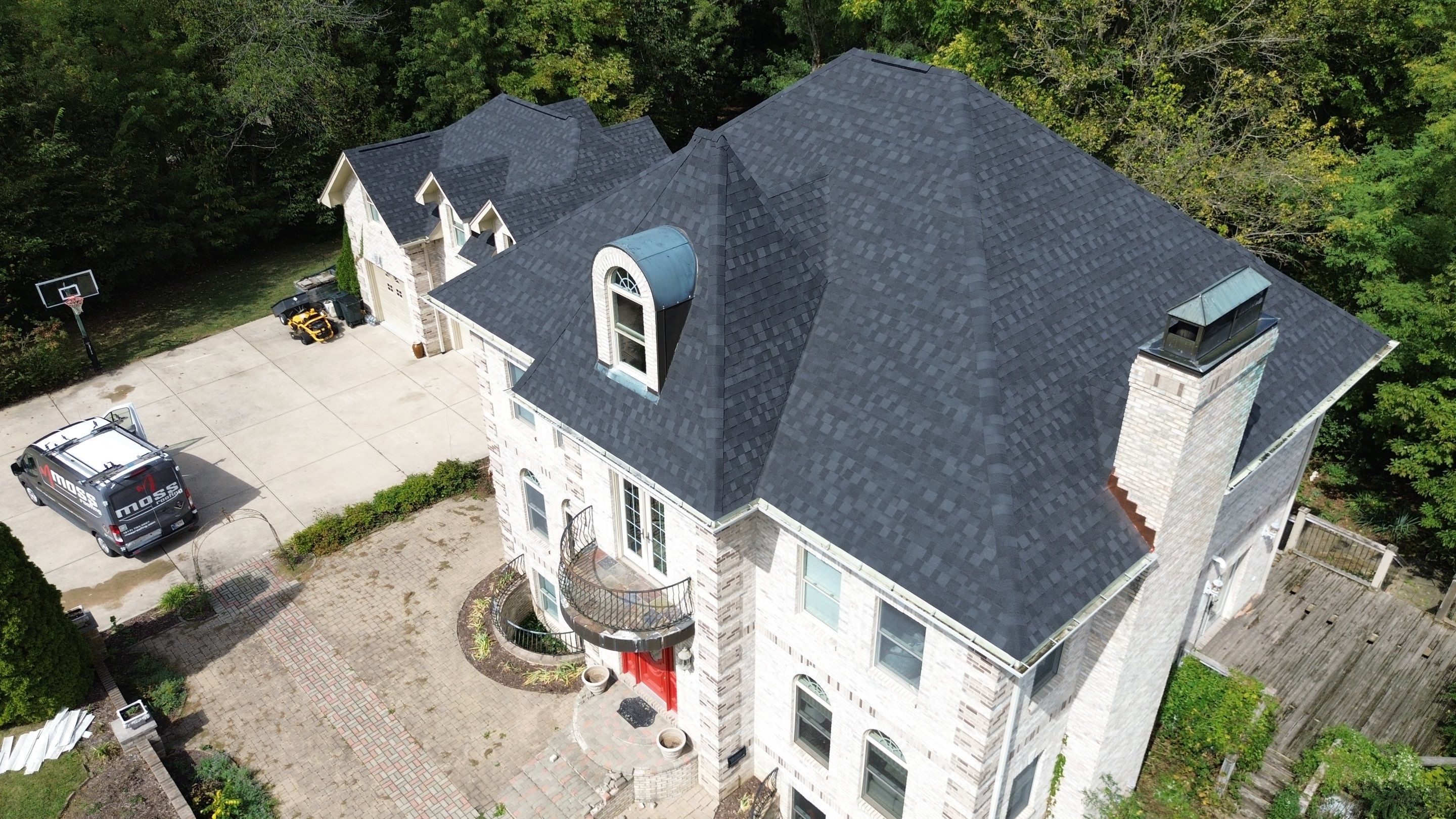 Project in Martinsville by Moss Roofing