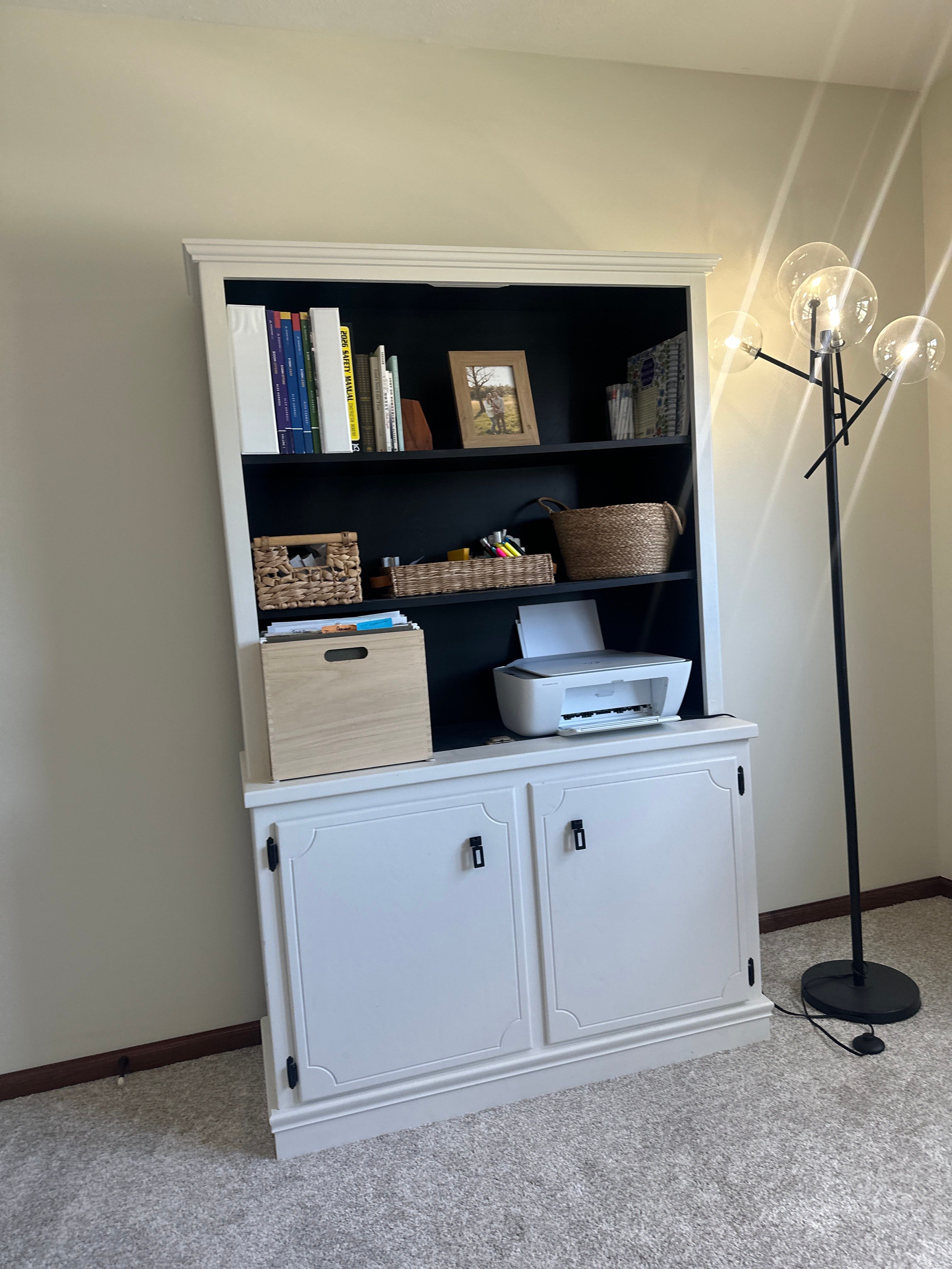 Home Office Renovation in Lincoln Featuring Custom Built-ins and Trim by CompanyCam Sales Demo