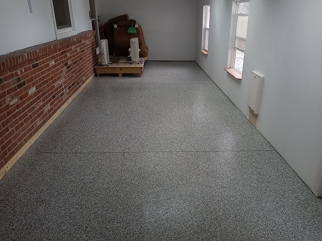 Sunroom Installation using Granite by Your1DayFloor.com