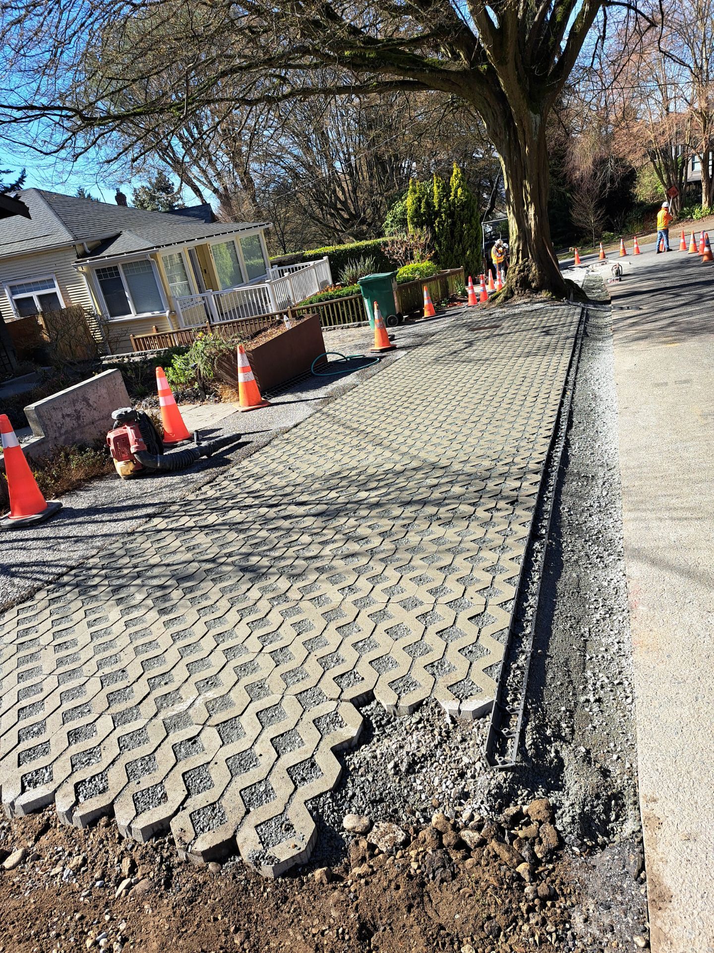 Russell | Turfstone Pavers Driveway  by Jireh Asphalt & Concrete Inc 