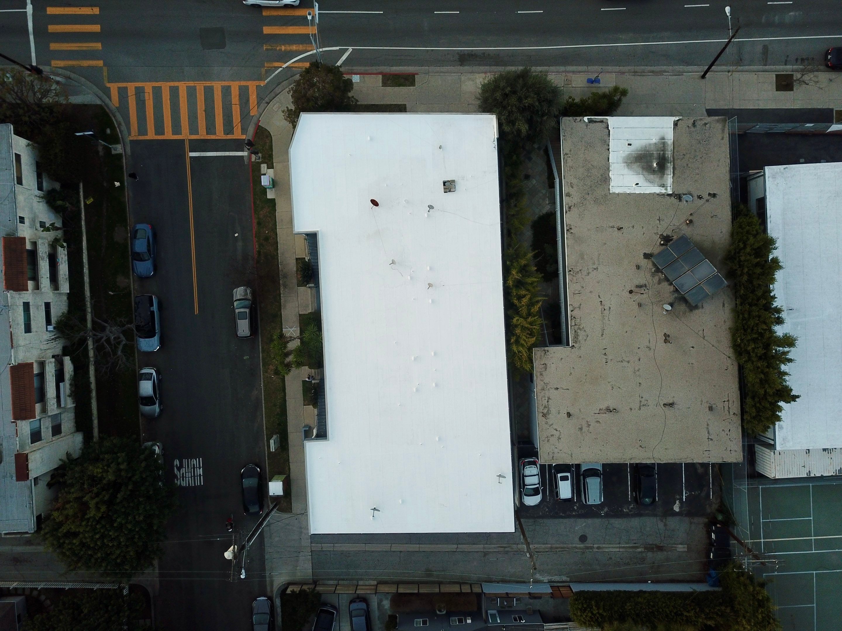 Apartment Building - Silicone Installation using ASC's Silicone Membrane by Hull Brothers Roofing