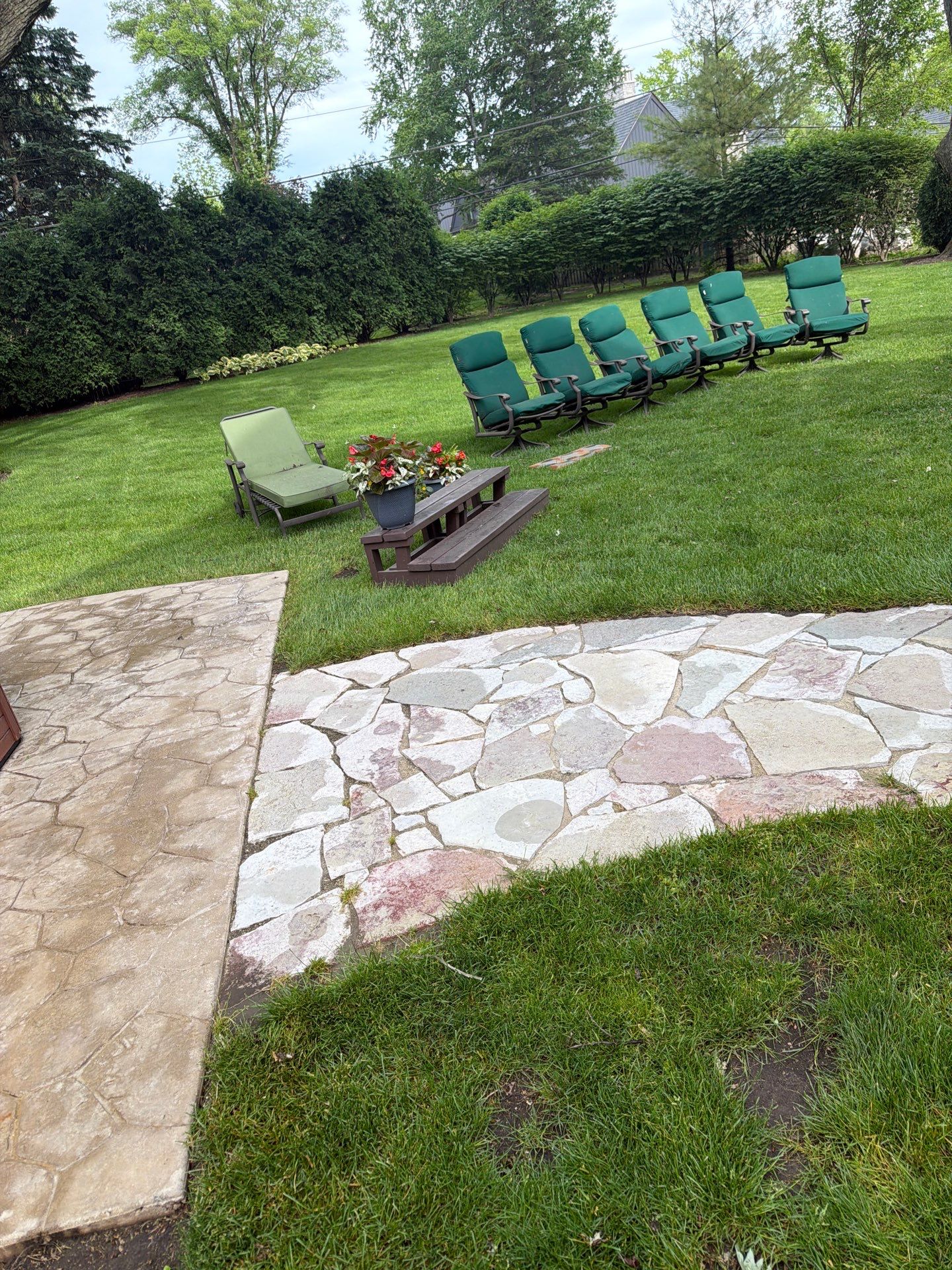 Stamped Concrete Surface Cleaning by Northern Power Washing LLC.