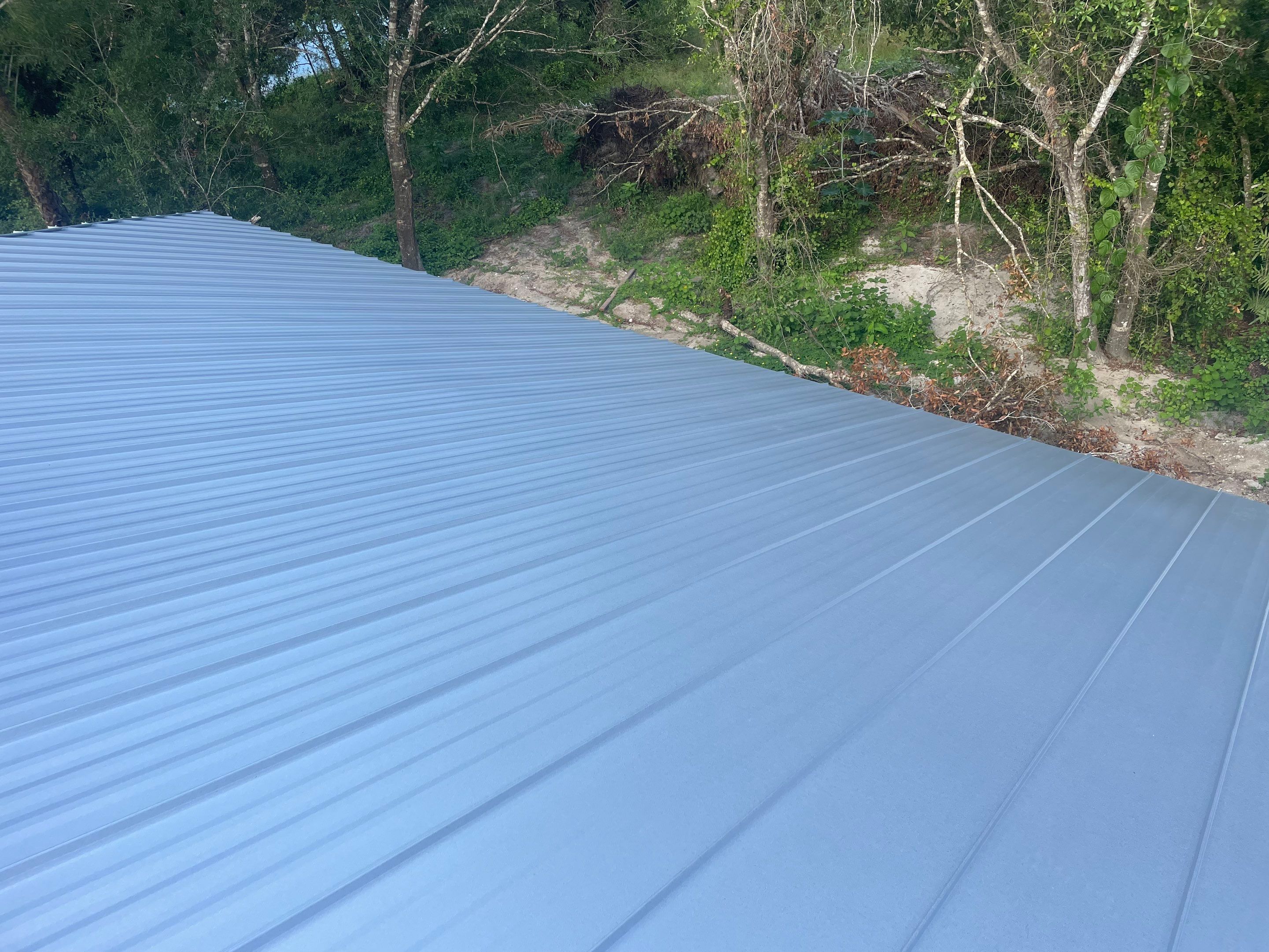 24ga 1" Nail-Strip Mill Finish by Total Roofing System The Metal Roof Experts