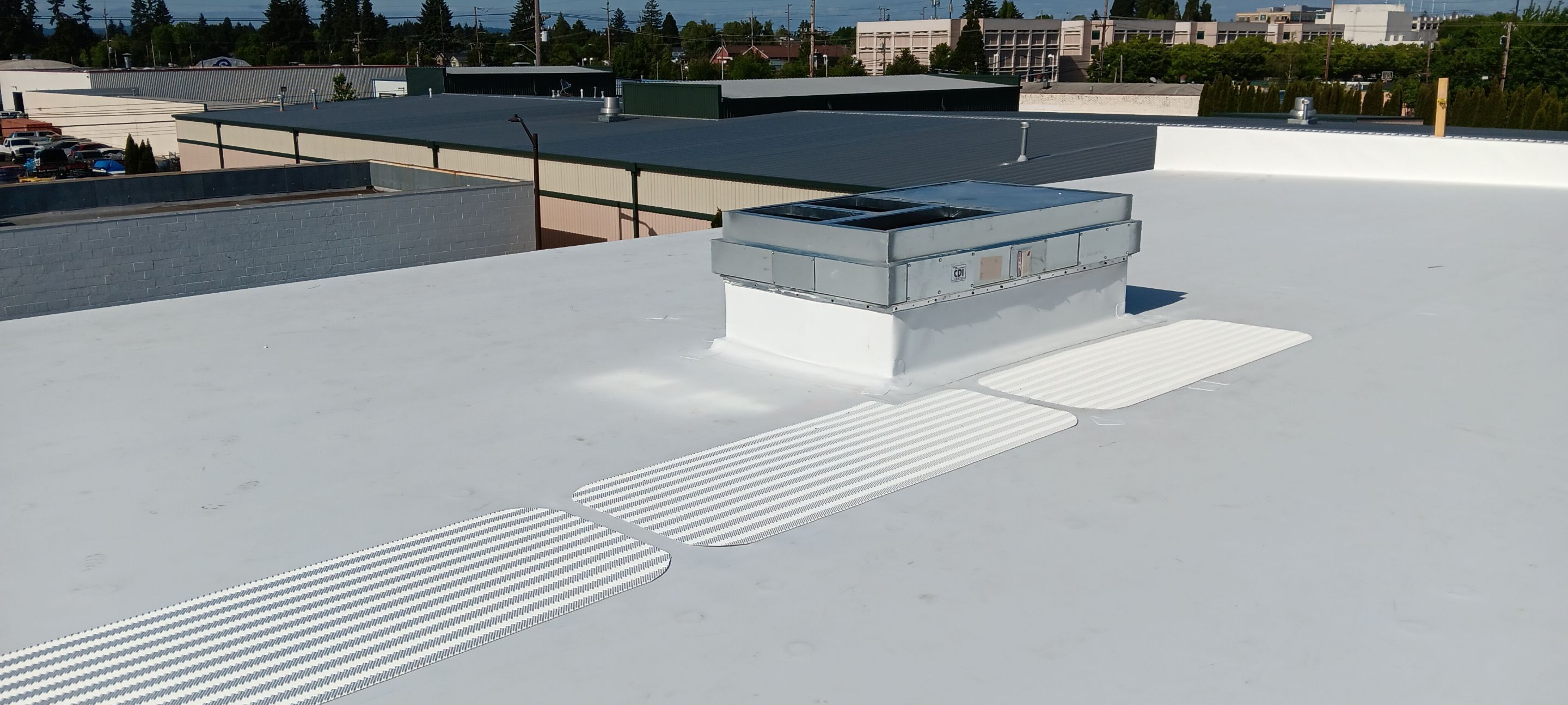 Commercial Roofing Replacement using TPO by Vitan Construction LLC 
