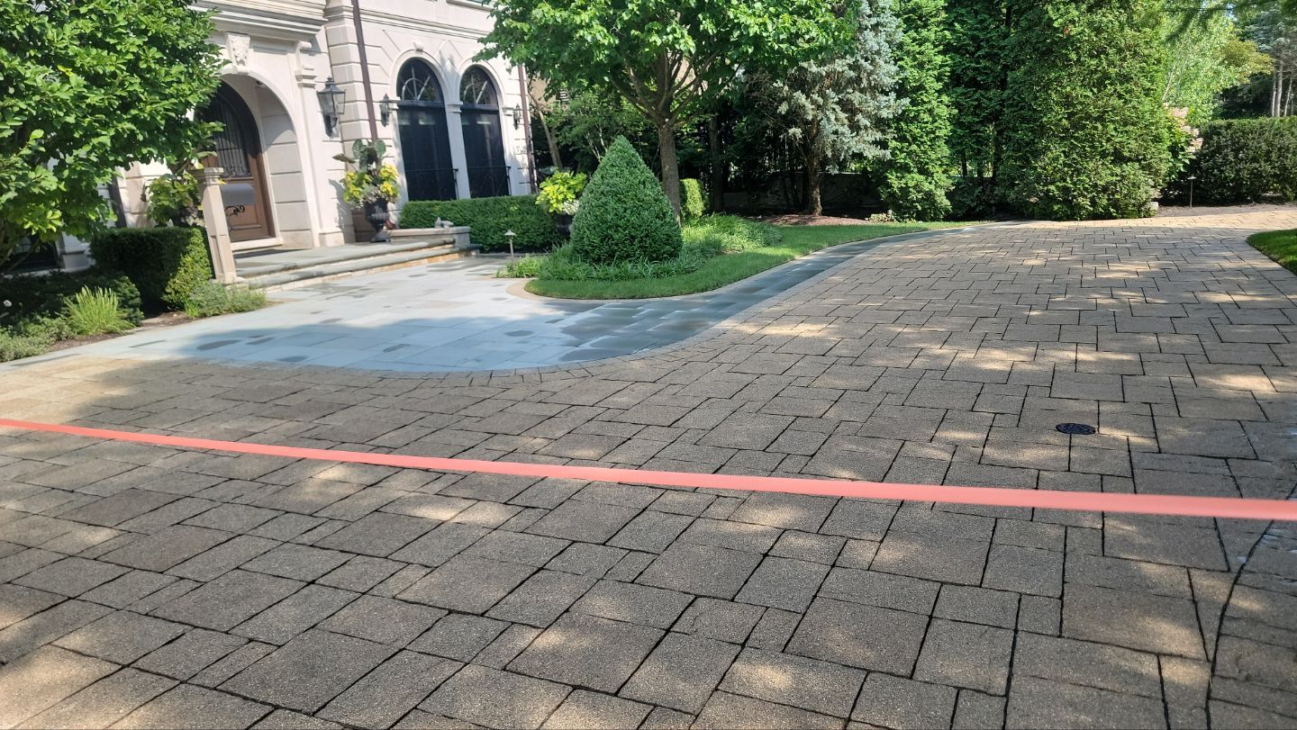 Brick paver clean, sand and seal.  using Surebond SB-1300 by Northern Power Washing LLC.