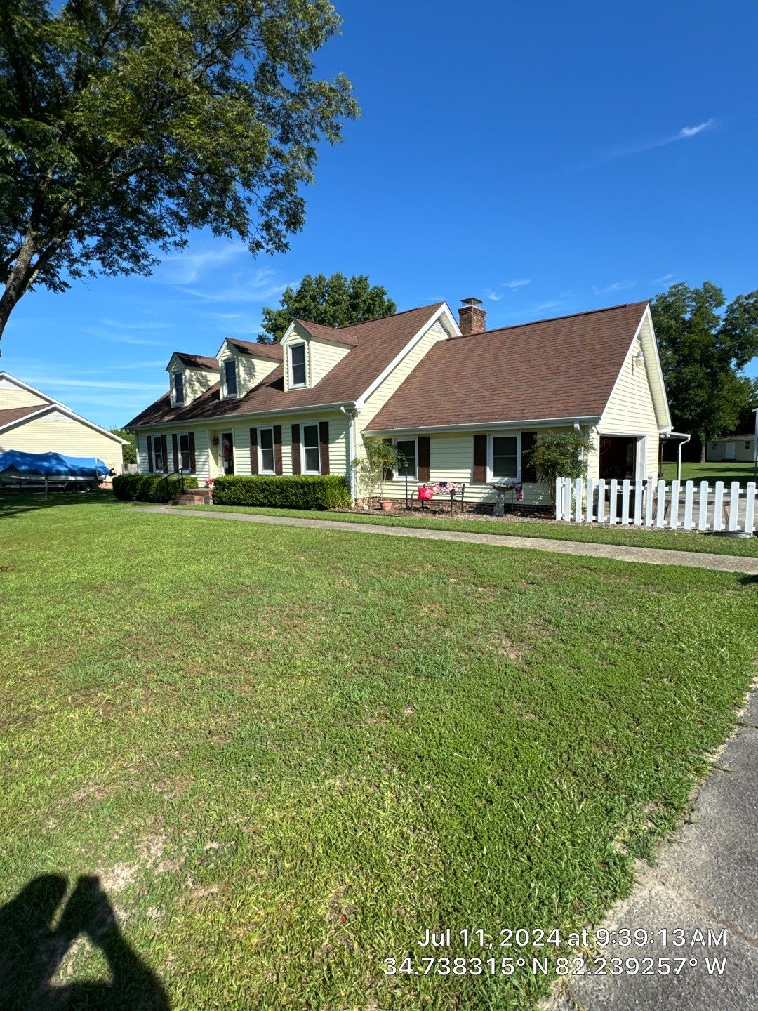 Architectural Shingle Roof Replacement and Chimney Flashing in Simpsonville by Roofers LLC
