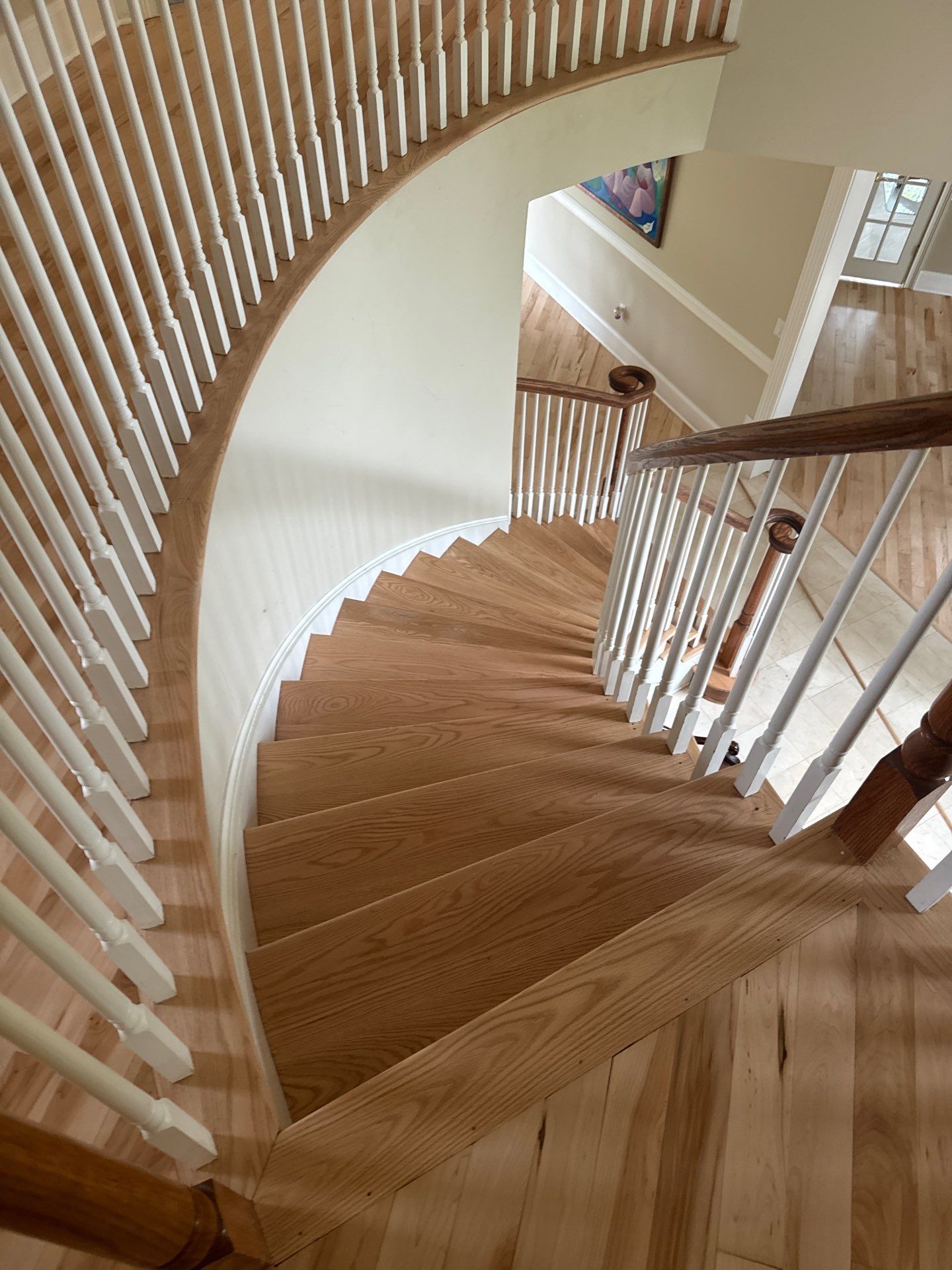 Prefinished Maple transformation by Ann Arbor Hardwoods 