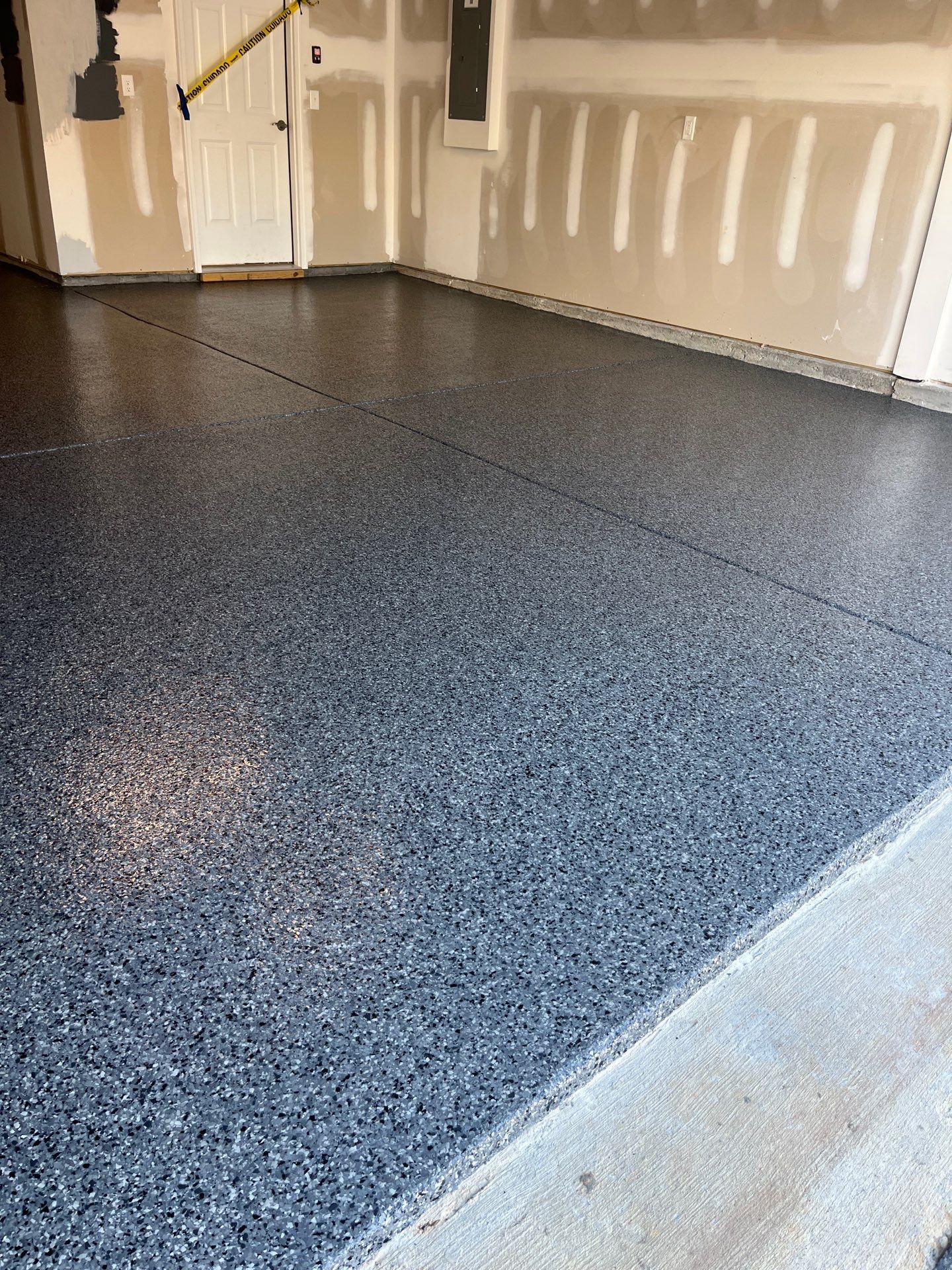 Garage Floor Coating using Nightfall by My Garage Floor Guys