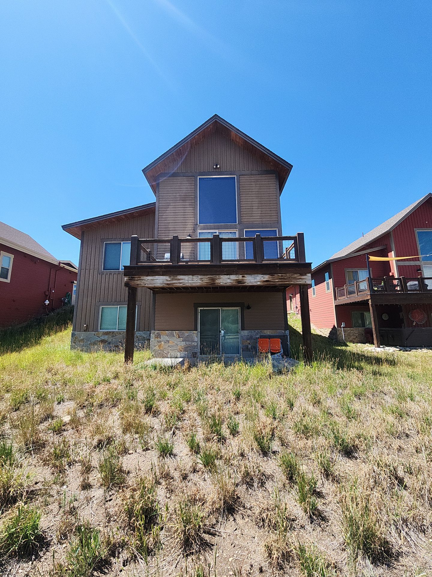 Exterior Painting Using Stain by Wheatley Creek Services