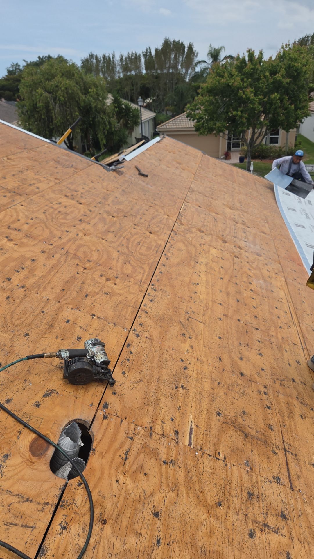 New Barrel Tile Roof Installation and Decking Repair in Boynton Beach by Aastro Roofing
