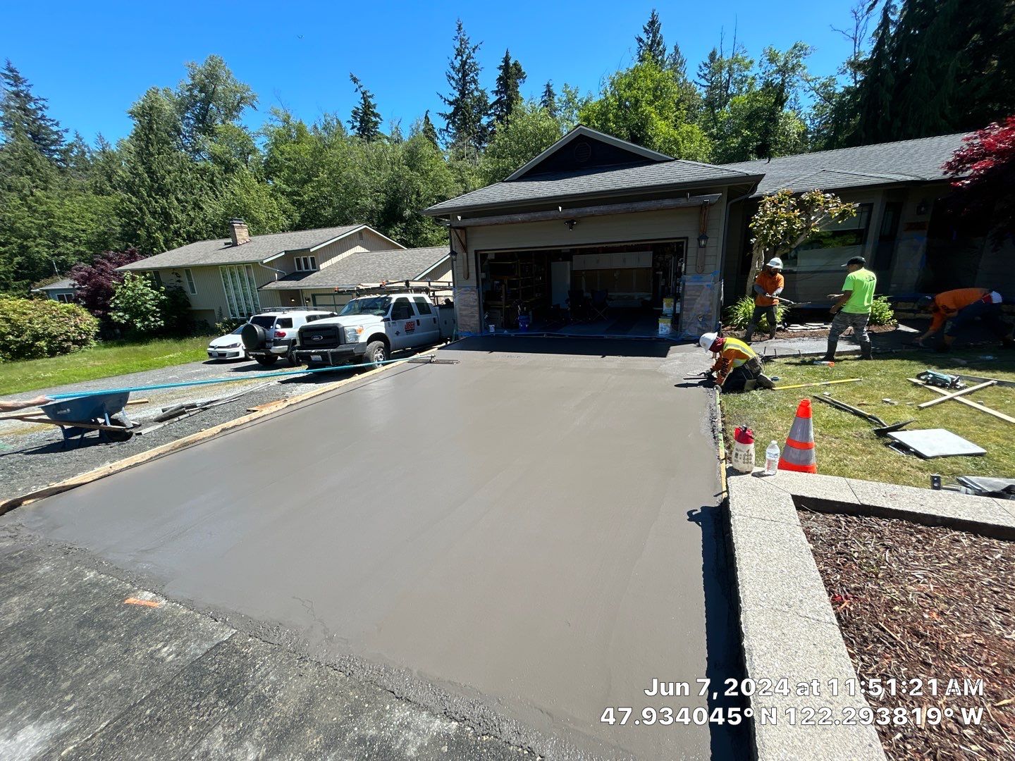 James | Concrete Driveway, Walkway & Stairs/Porch and & Planting by Jireh Asphalt & Concrete Inc 