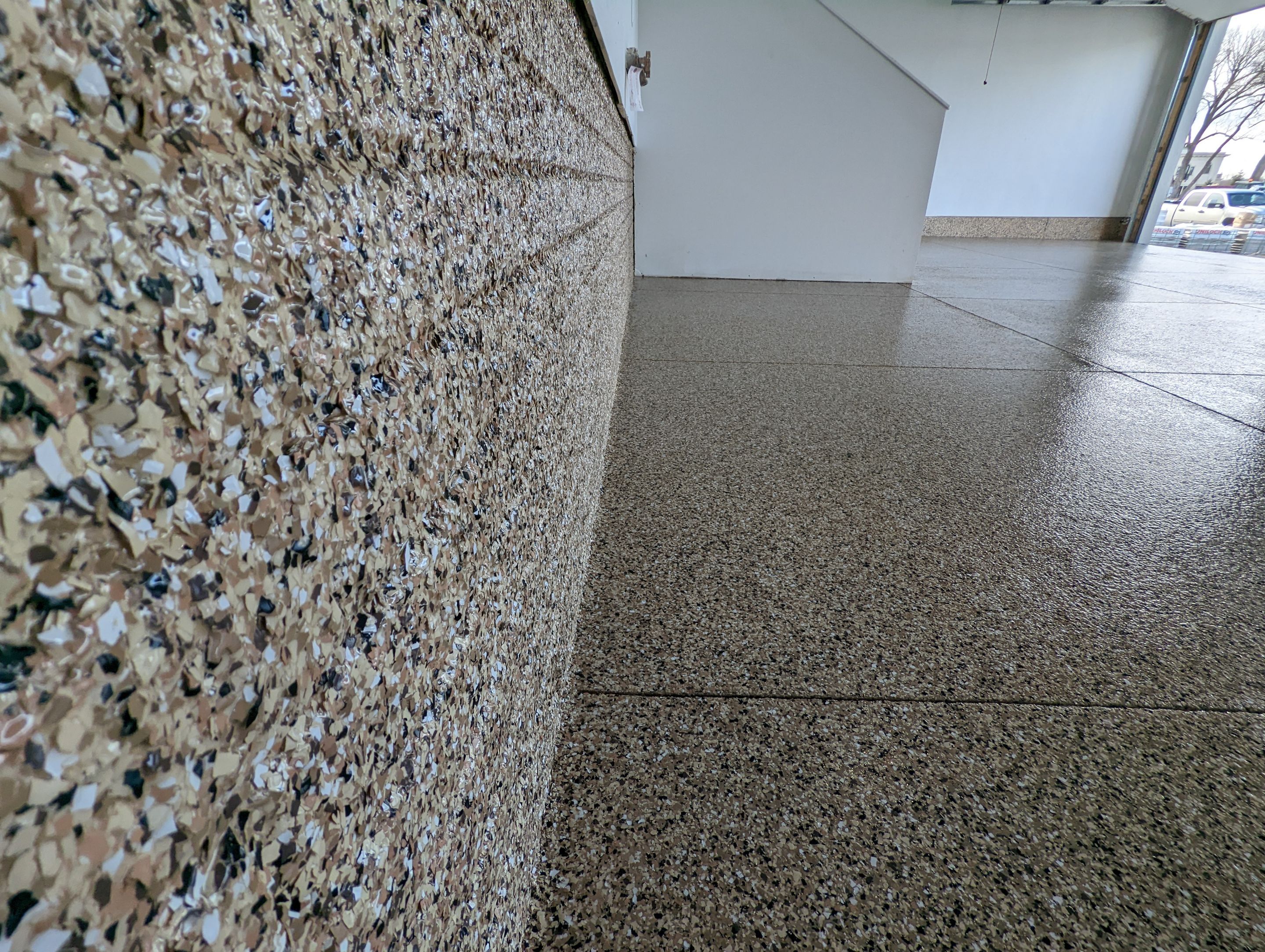 Garage using Sandstone by Select Painting, Coatings & Garage Cabinets