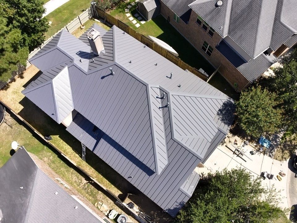 Standing Seam Project - Conroe, Texas by Hartland Roofing & Construction