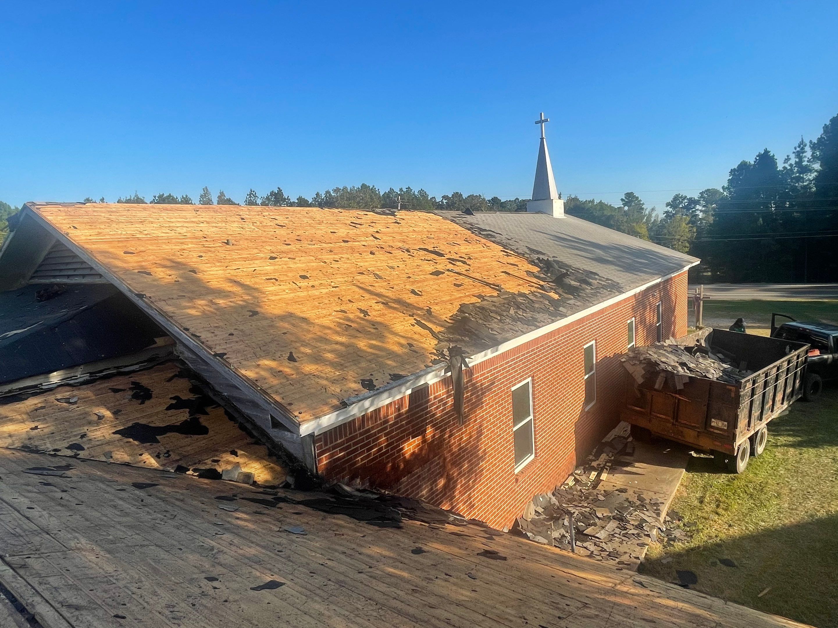 Residential Metal Roof Replacement using Reed's Metals: 26 GA. Colored Residential Metal Panels (Barn Red) by Hostetler Roofing