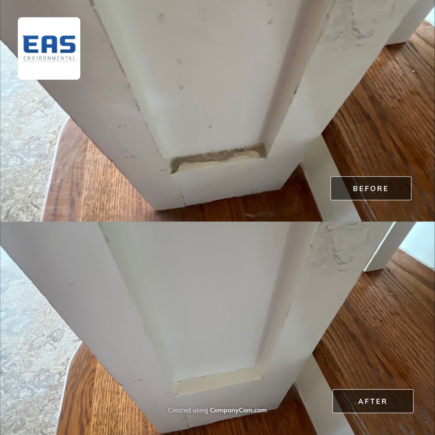 Fire mitigation with structure clean by EAS Environmental, LLC.
