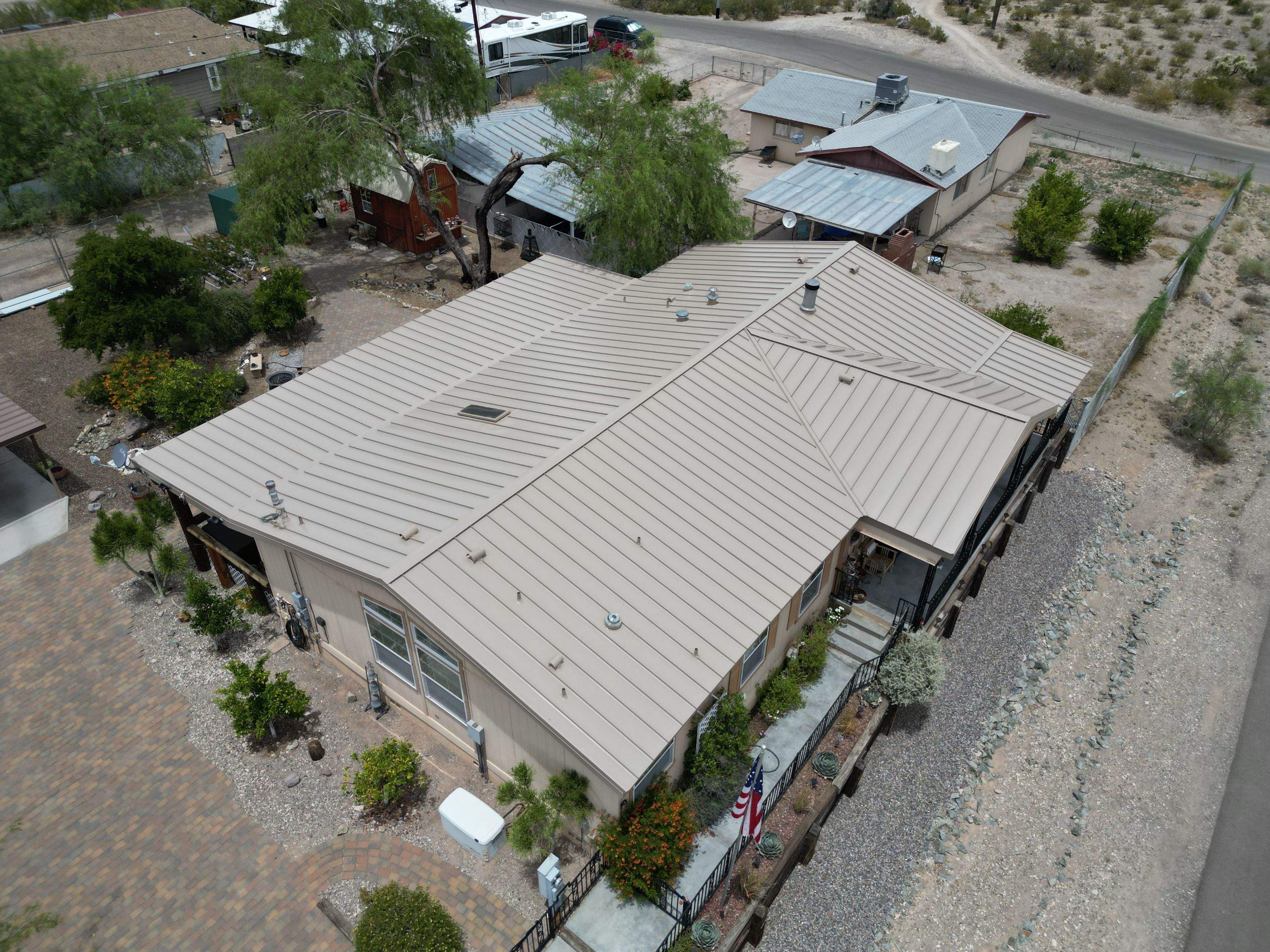 Champagne Standing Seam by Reimagine Roofing