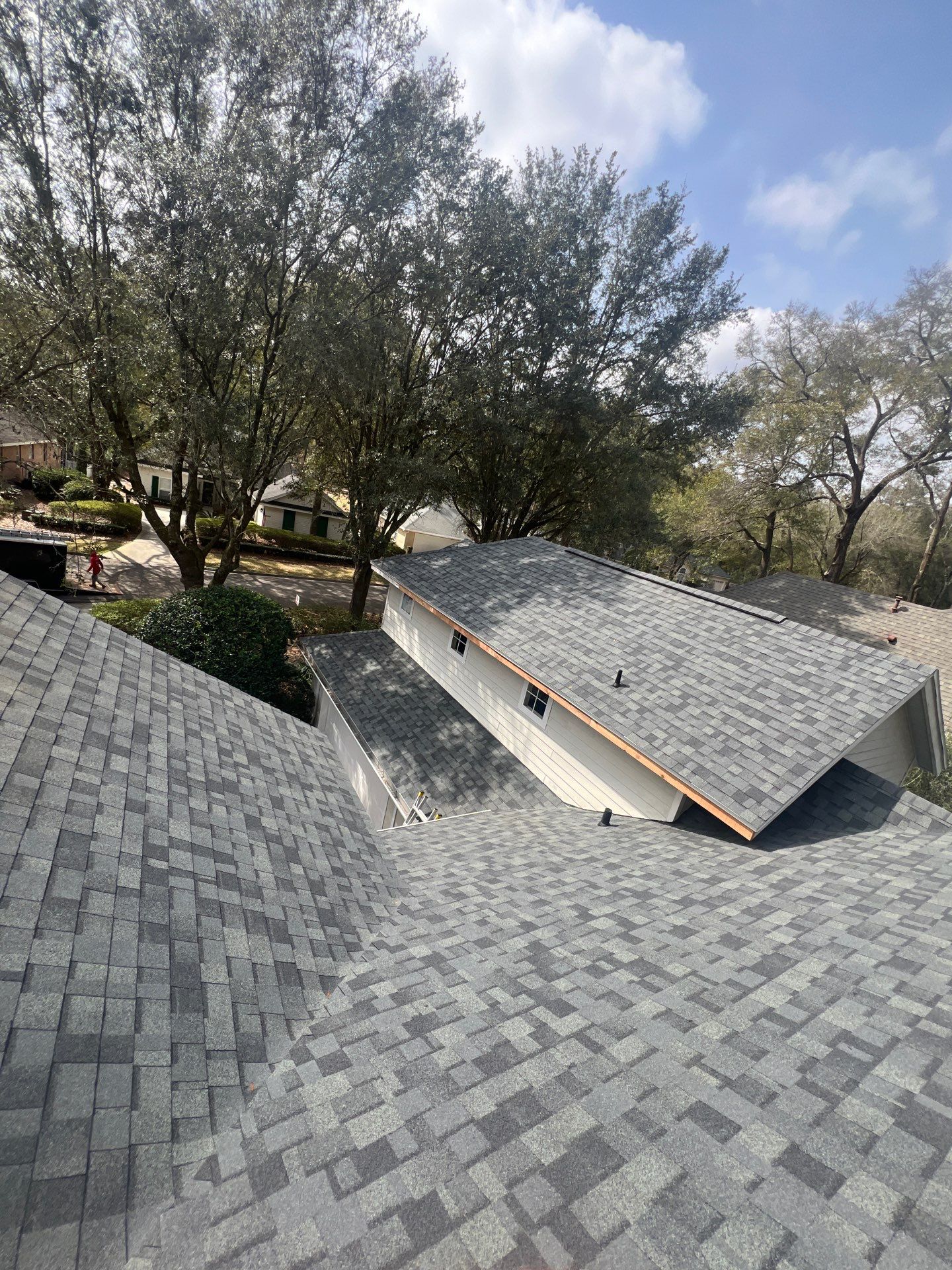 Gainesville roofing contractors replacing roof by Brehm Roofing