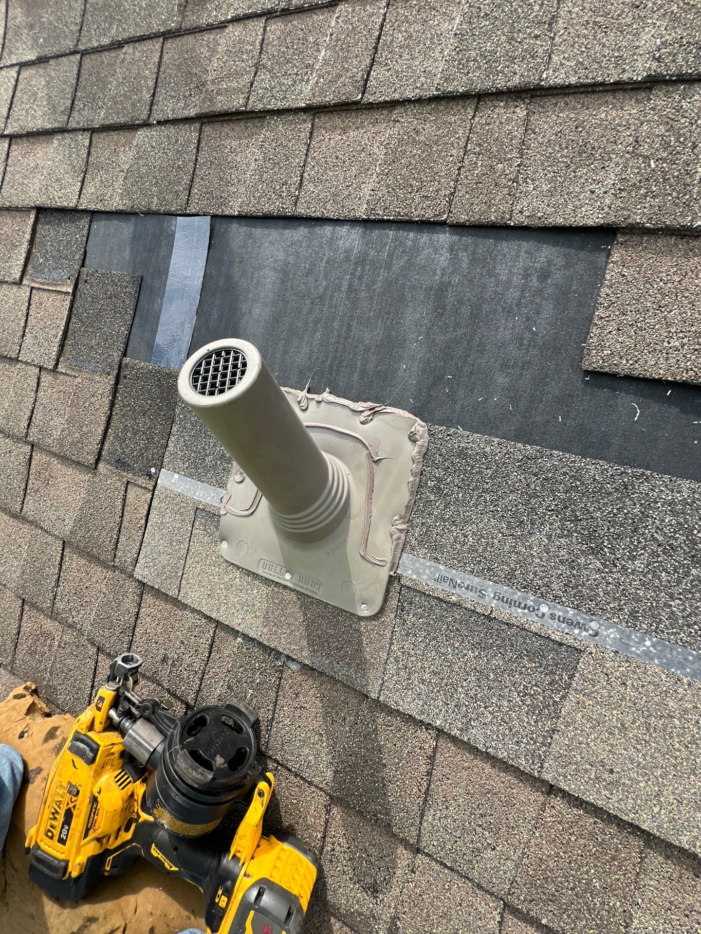 Hail Damage using Owen's Corning Duration (Lifetime) Shingles by Roof Repair Company