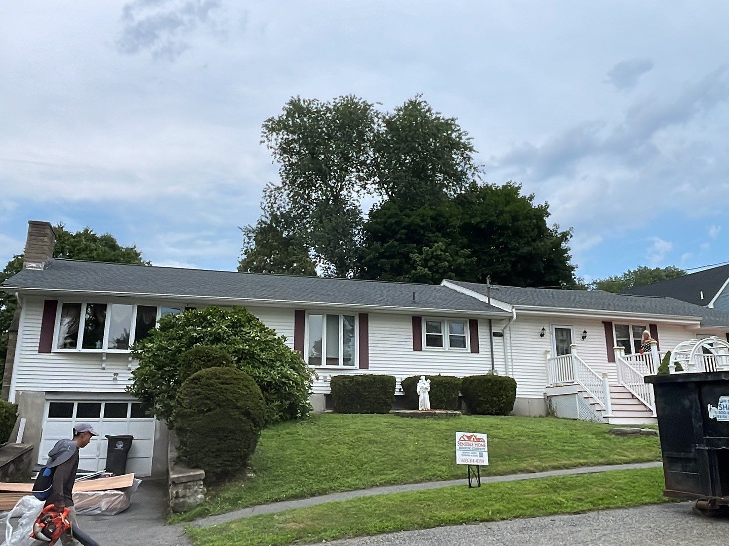 Residential Roofing Installation using GAF Timberline HDZ by Sensible Home Solutions