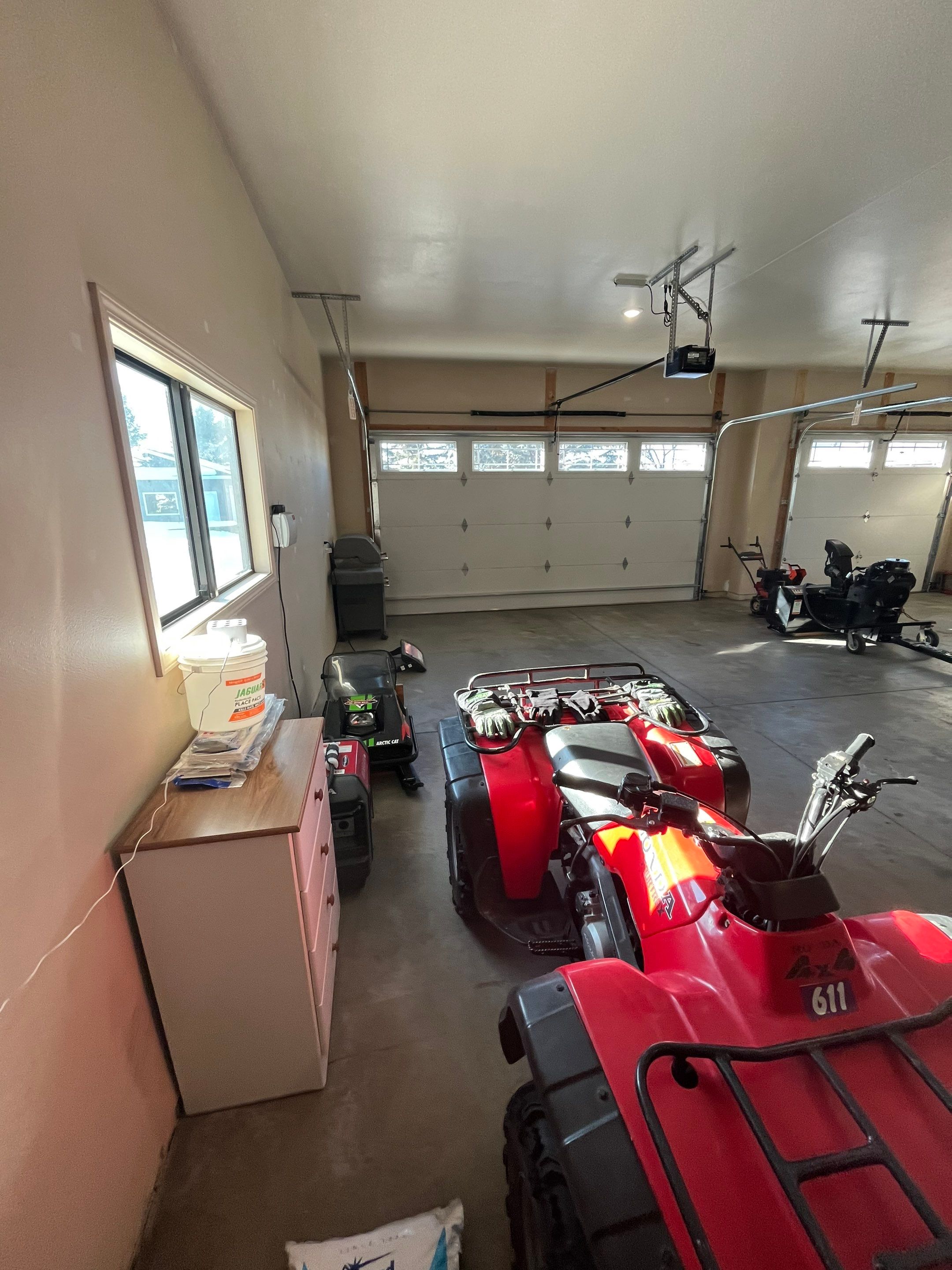 Garage using Mediterranean by Select Painting, Coatings & Garage Cabinets