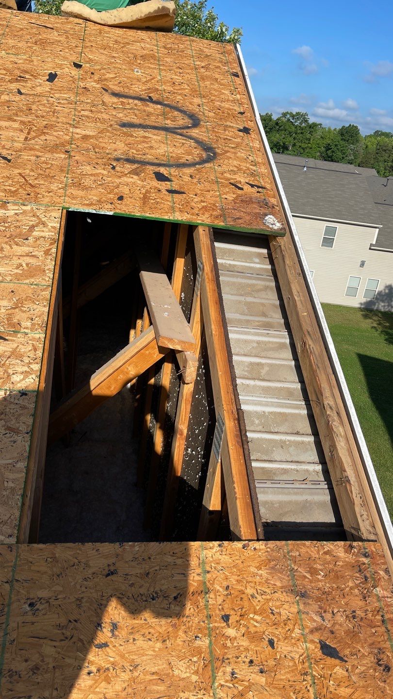 Roof replacement by hail and wind damage by Just Brilliant Restoration JBR