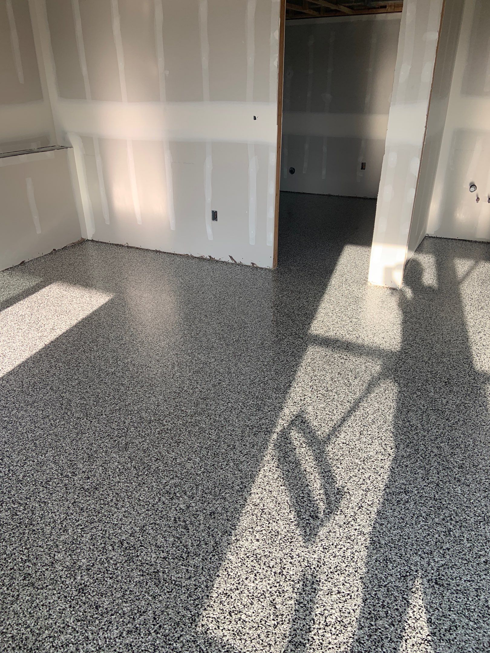 Basement Transformation using Domino by Croc Coatings, LLC
