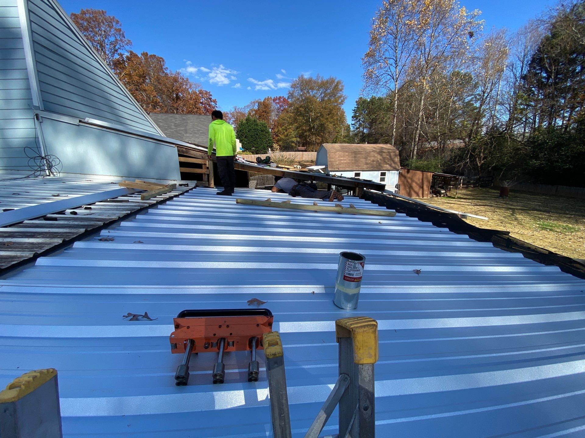 Metal Roofing Project in Marietta by Capital City Roofing