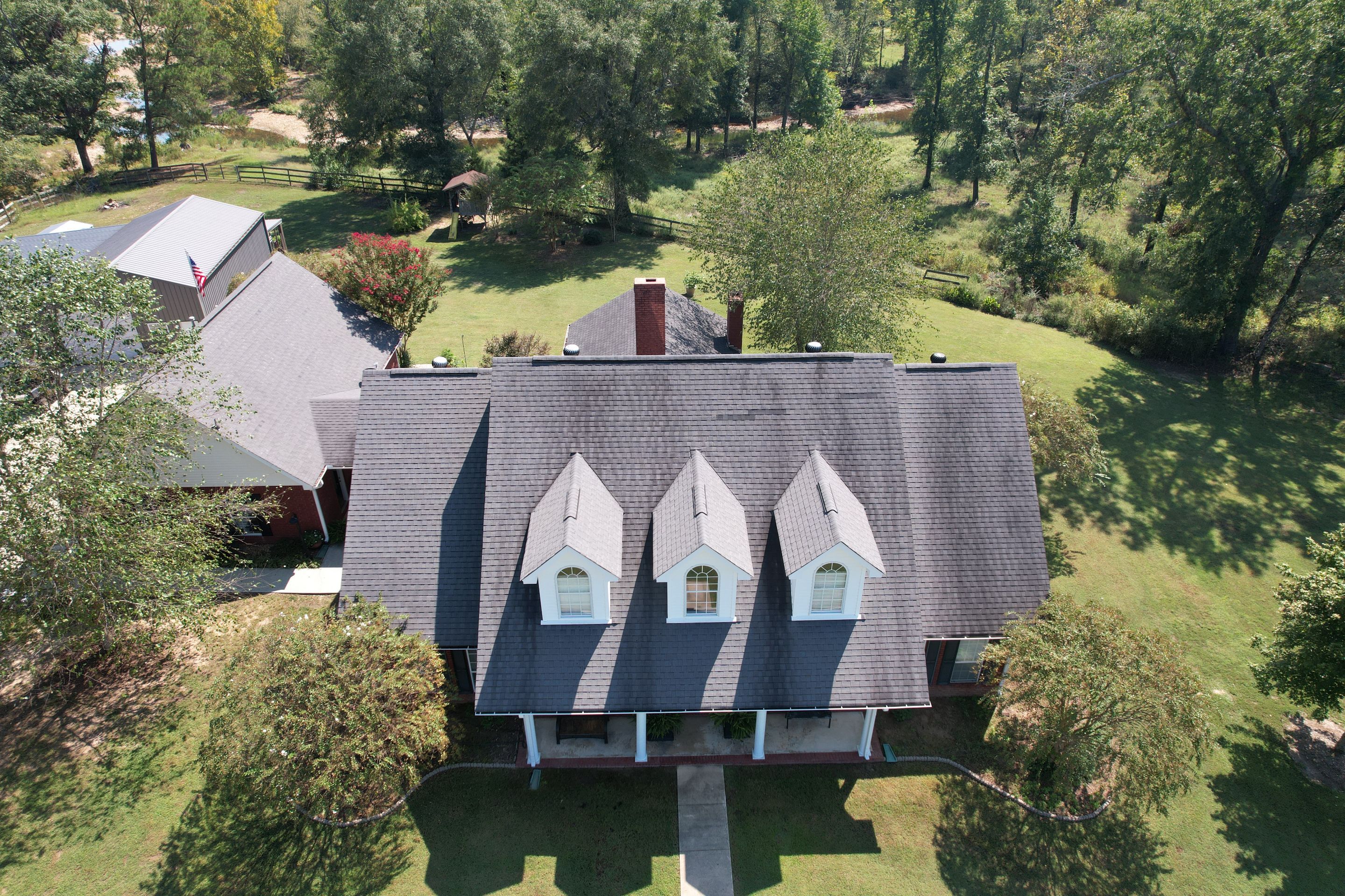 Residential Roofing Repair using CertainTeed XT25: Moire Black by Hostetler Roofing